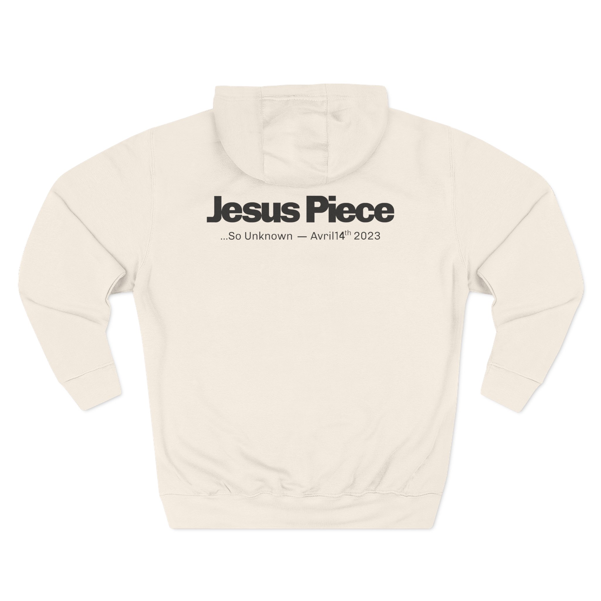 Jesus Piece Symbols Three-Panel Fleece Hoodie