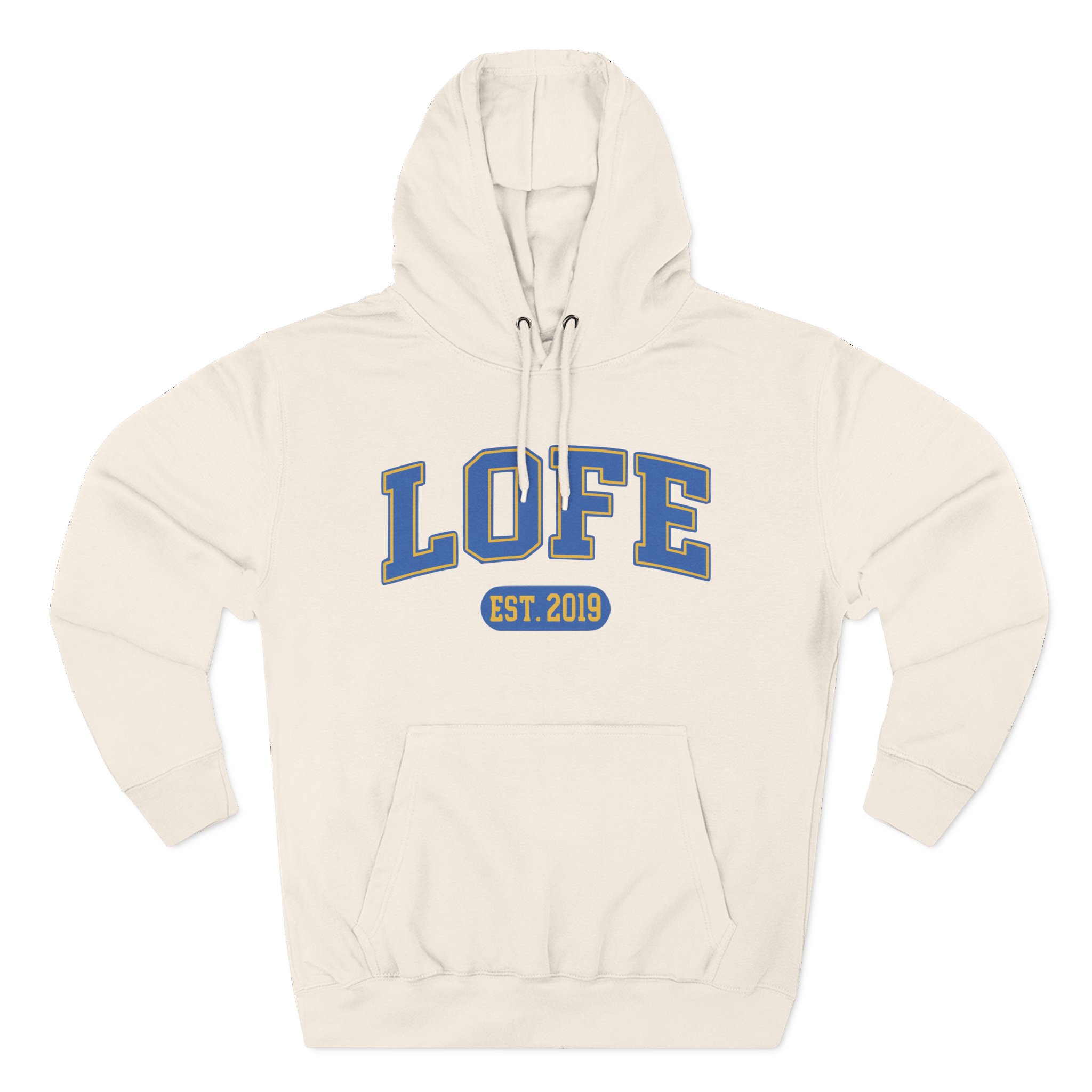 Lofe Three-Panel Fleece Hoodie