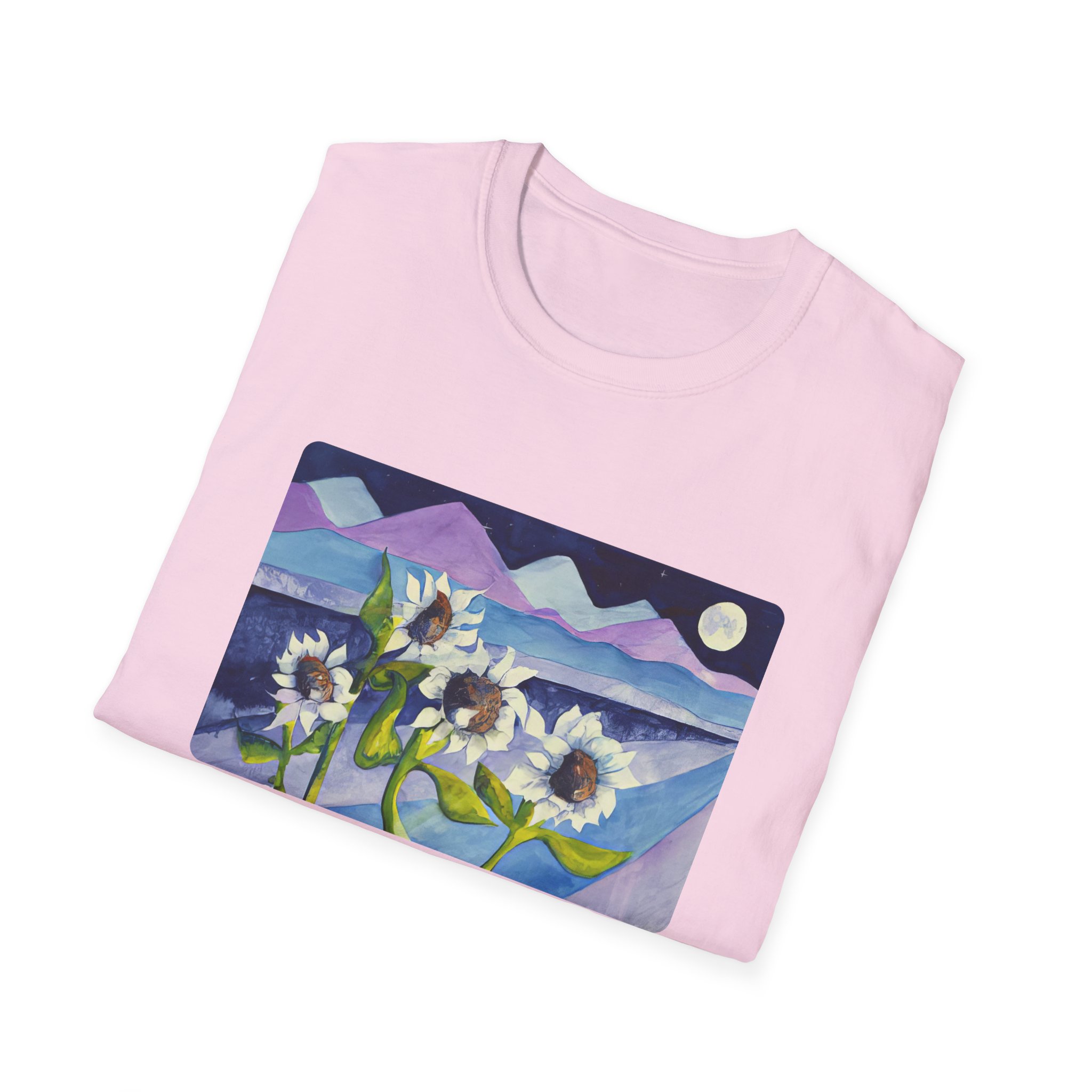 Adrianne Lenker Mema Moonflowers Unisex Softstyle T-shirt