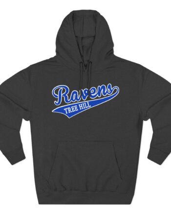 Tree Hill Ravens Swoosh Three-Panel Fleece Hoodie