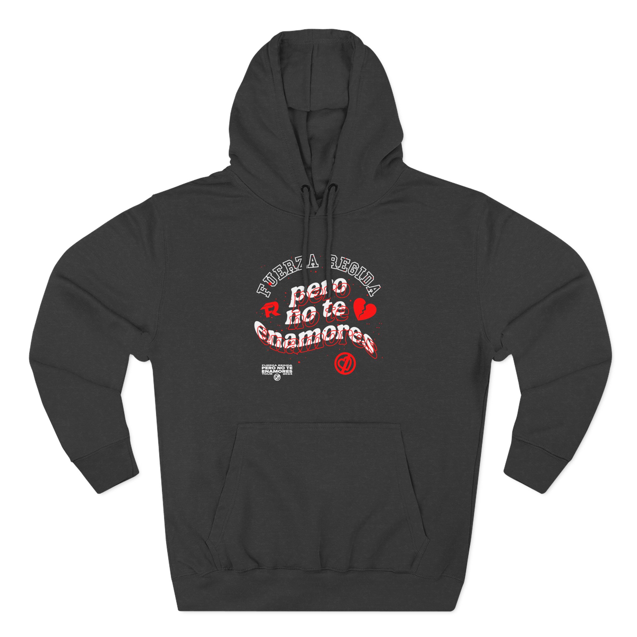 Fuerza Regida Broken Heart Three-Panel Fleece Hoodie