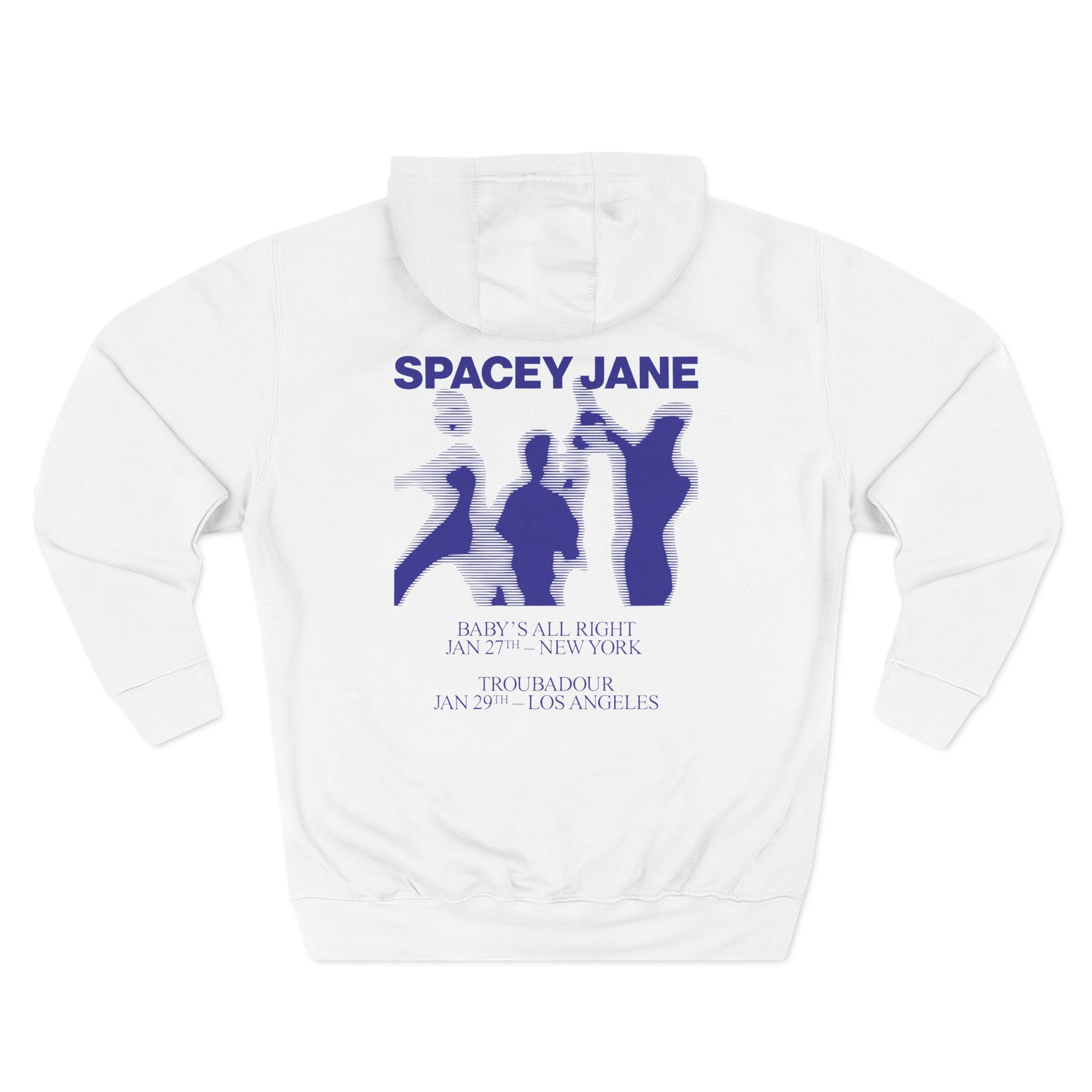 Spacey Jane Us Underplay Tour Three-Panel Fleece Hoodie