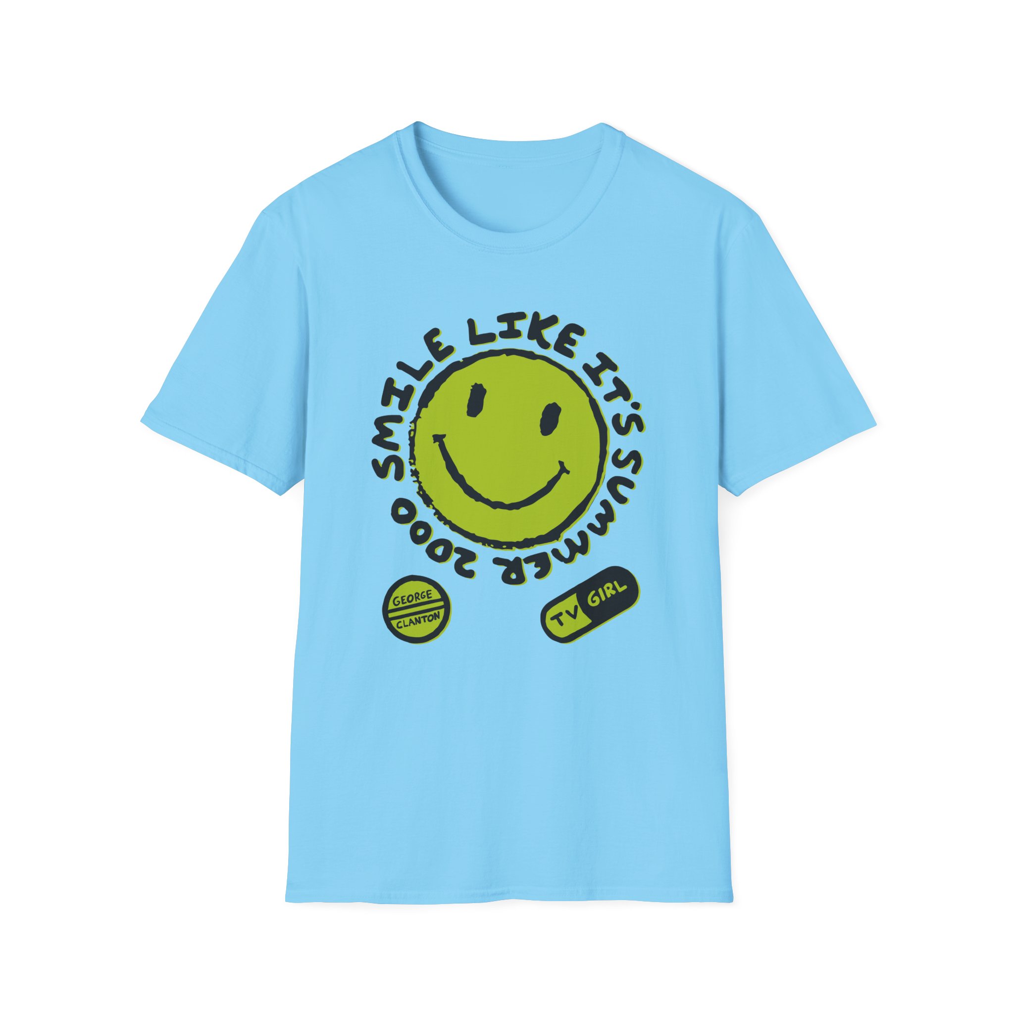 Tv Girl Smile Like It's Summer 2000 Unisex Softstyle T-Shirt