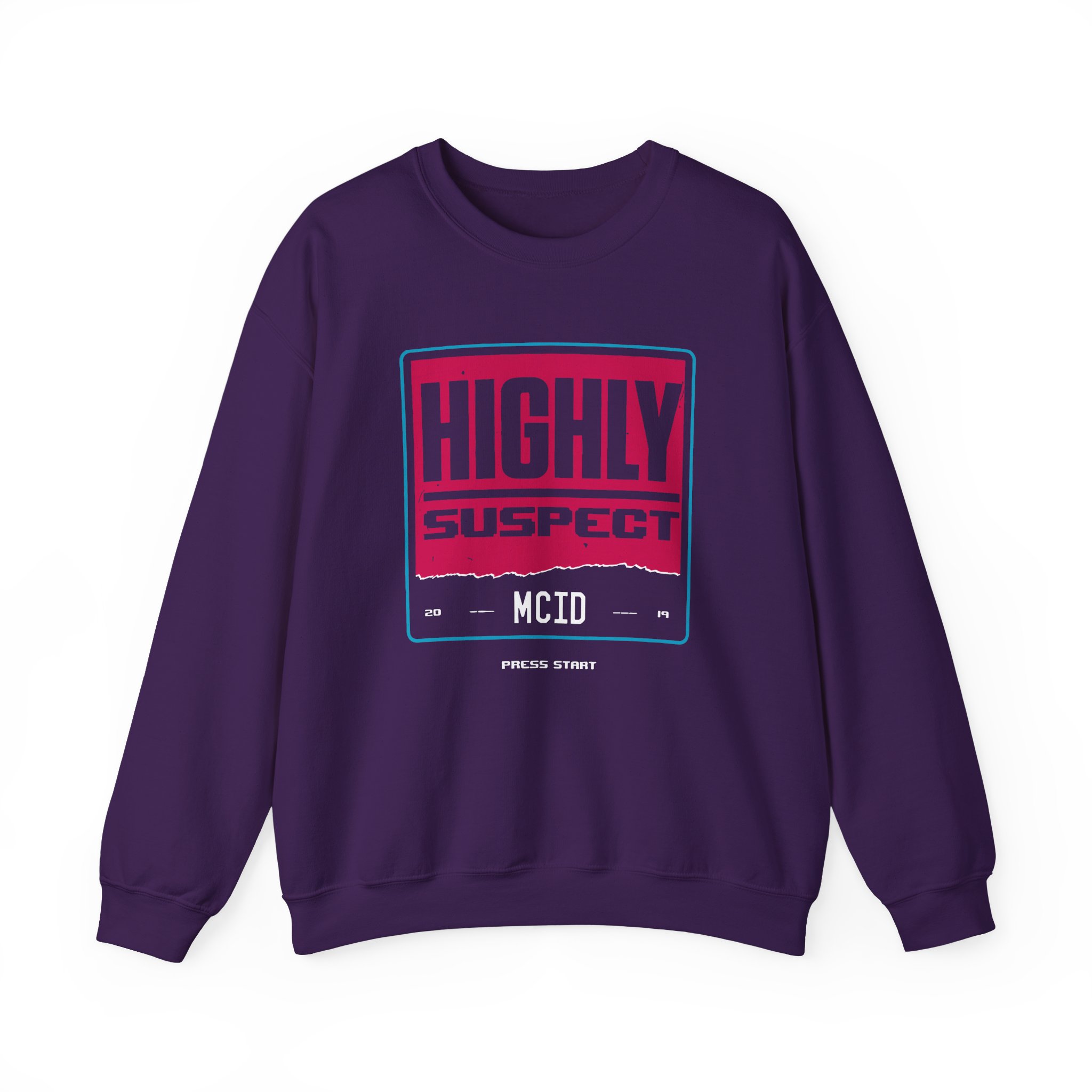 Highly Suspect Press Start Unisex Heavy Blend Crewneck Sweatshirt