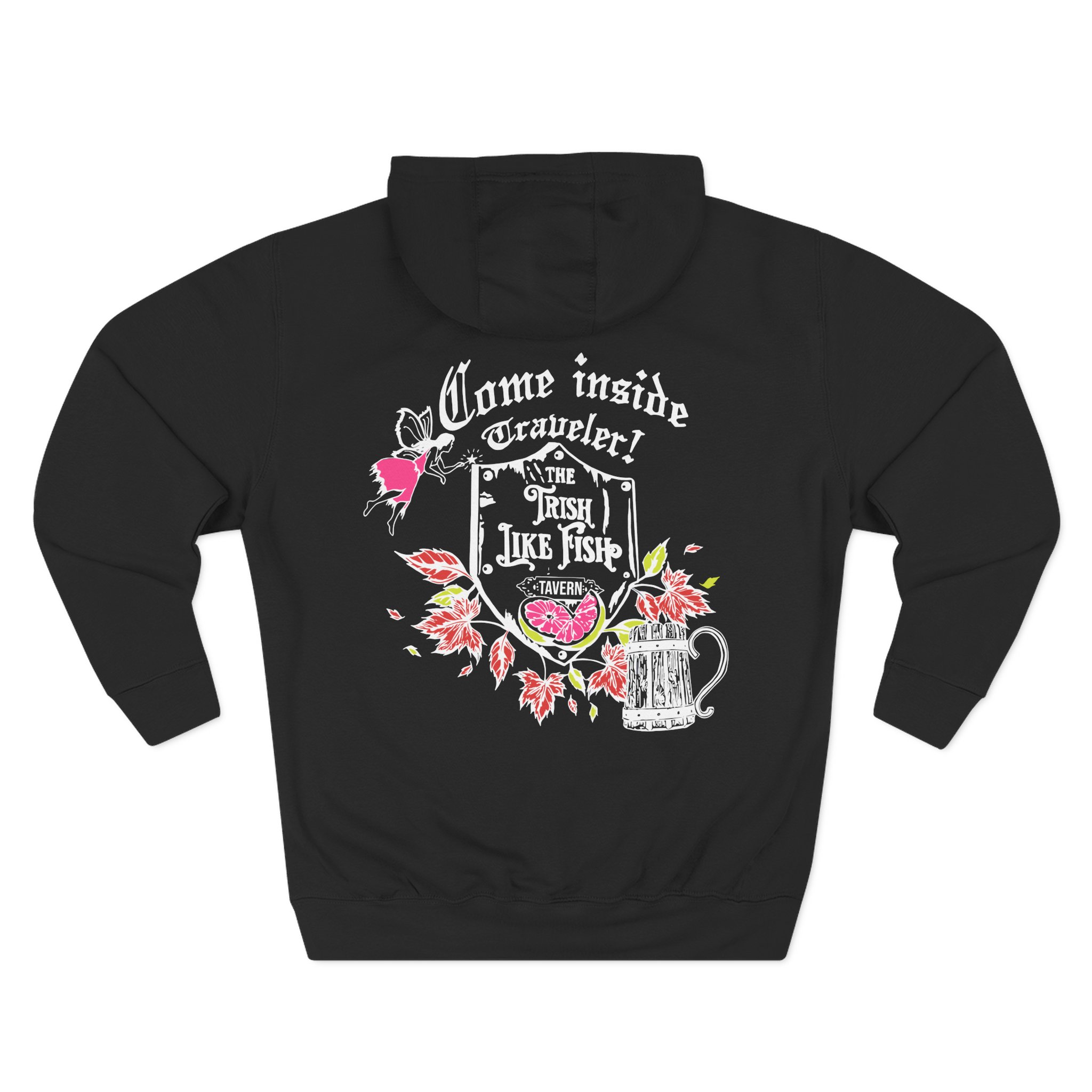 Just Trish Three-Panel Fleece Hoodie
