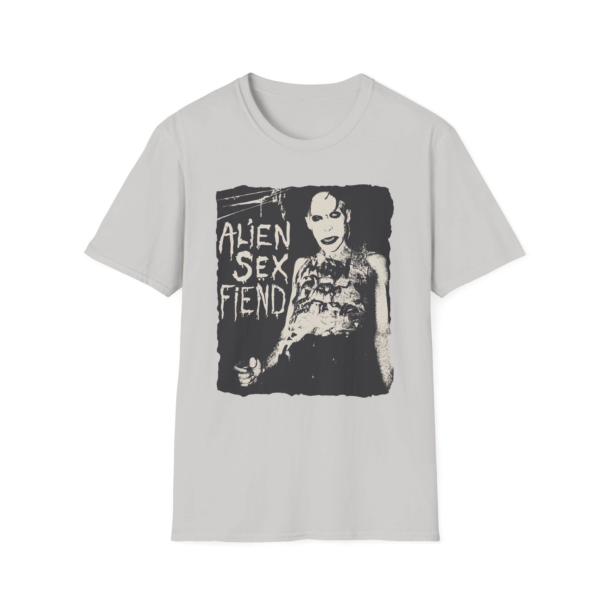 Alien Sex Fiend Nik Fiend Unisex Softstyle T-Shirt