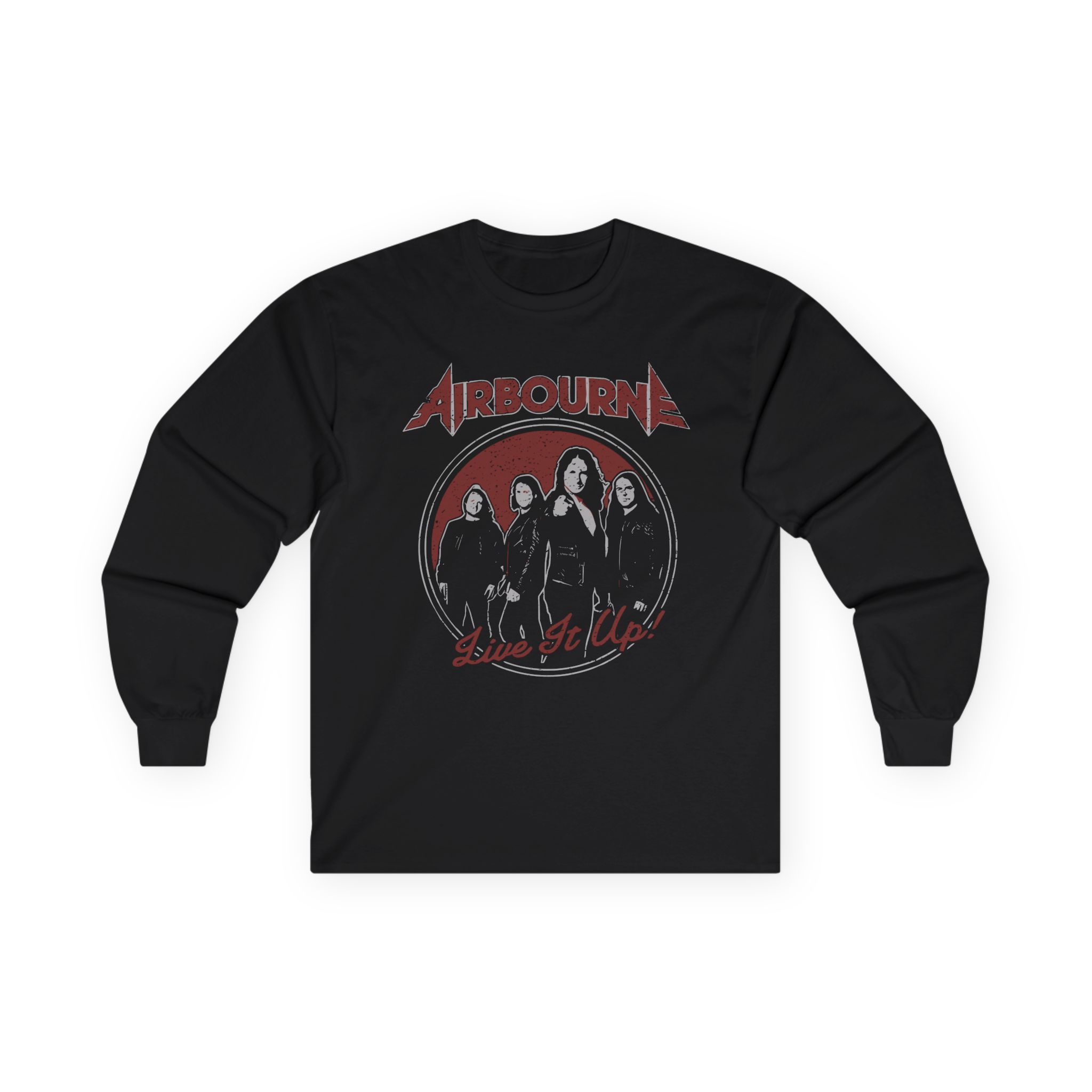 Airbourne - Black Live It Up Unisex Ultra Cotton Long Sleeve Tee