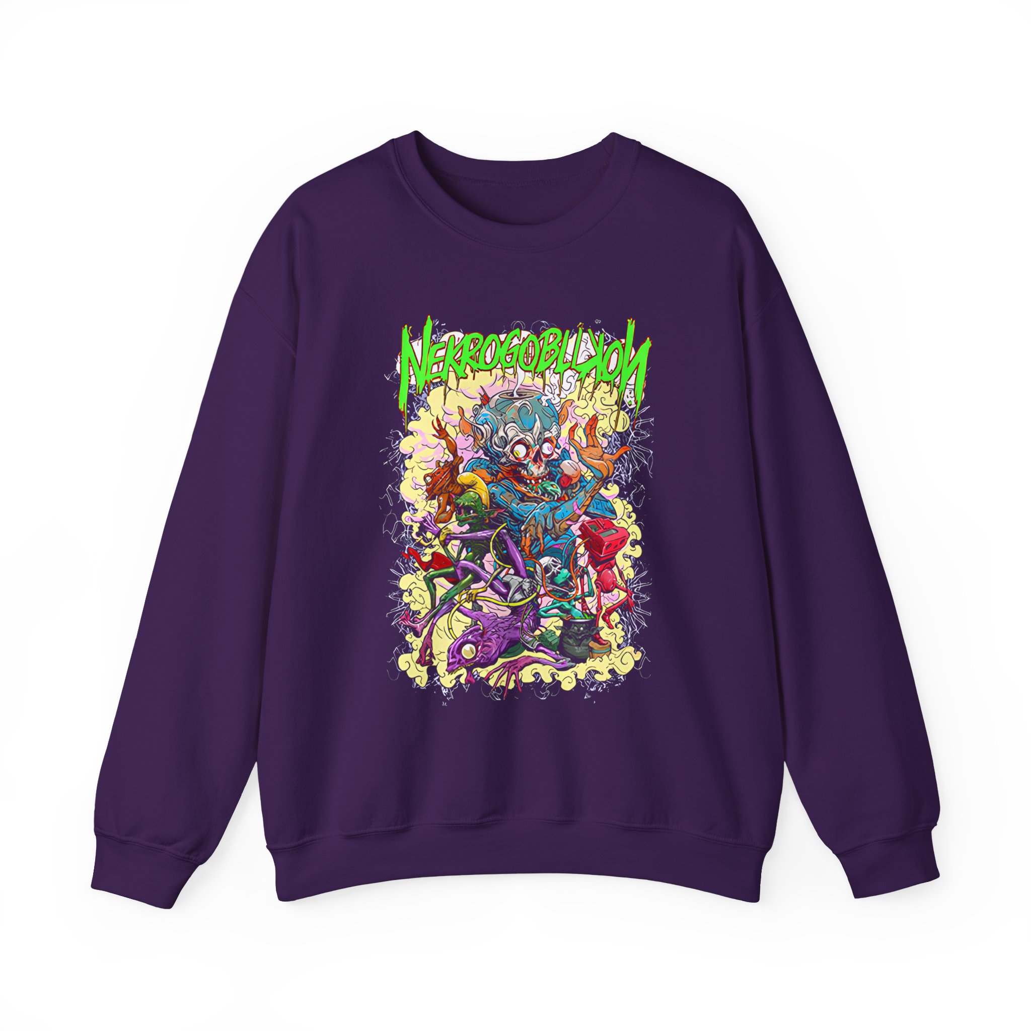 Nekrogoblikon We Are Filming Content Unisex Heavy Blendâ„¢ Crewneck Sweatshirt