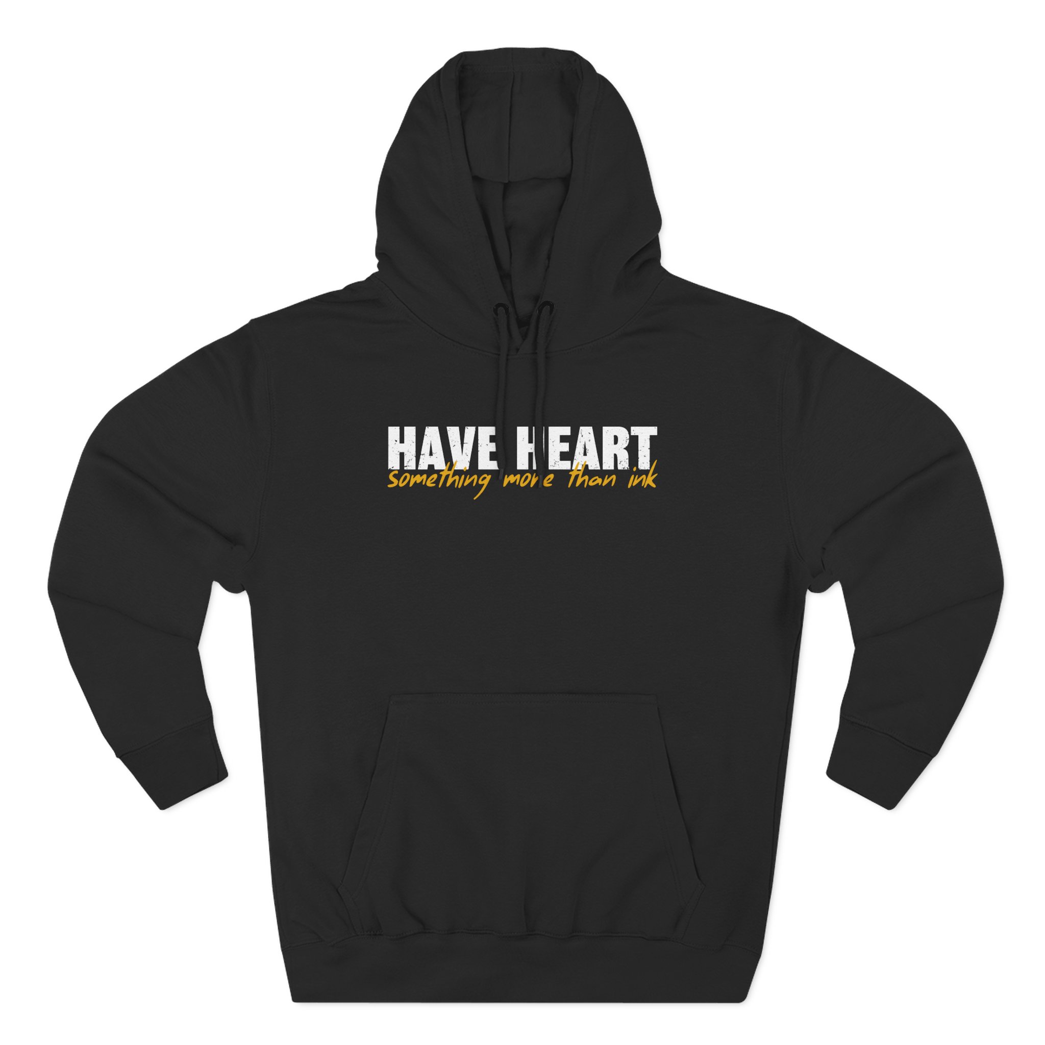 Have Heart Something More Than Ink Three-Panel Fleece Hoodie
