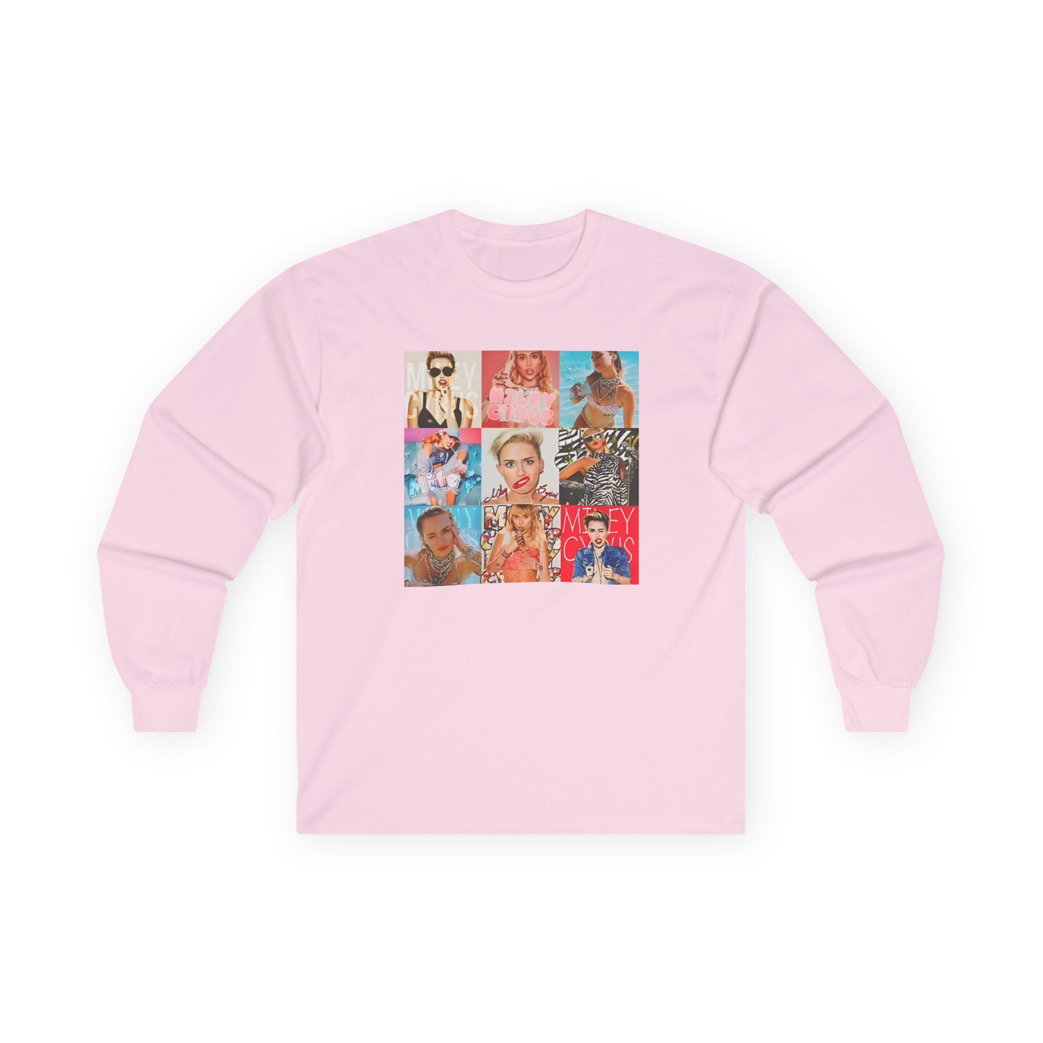 Miley Cyrus Serving Face South America Tour Unisex Ultra Cotton Long Sleeve Tee