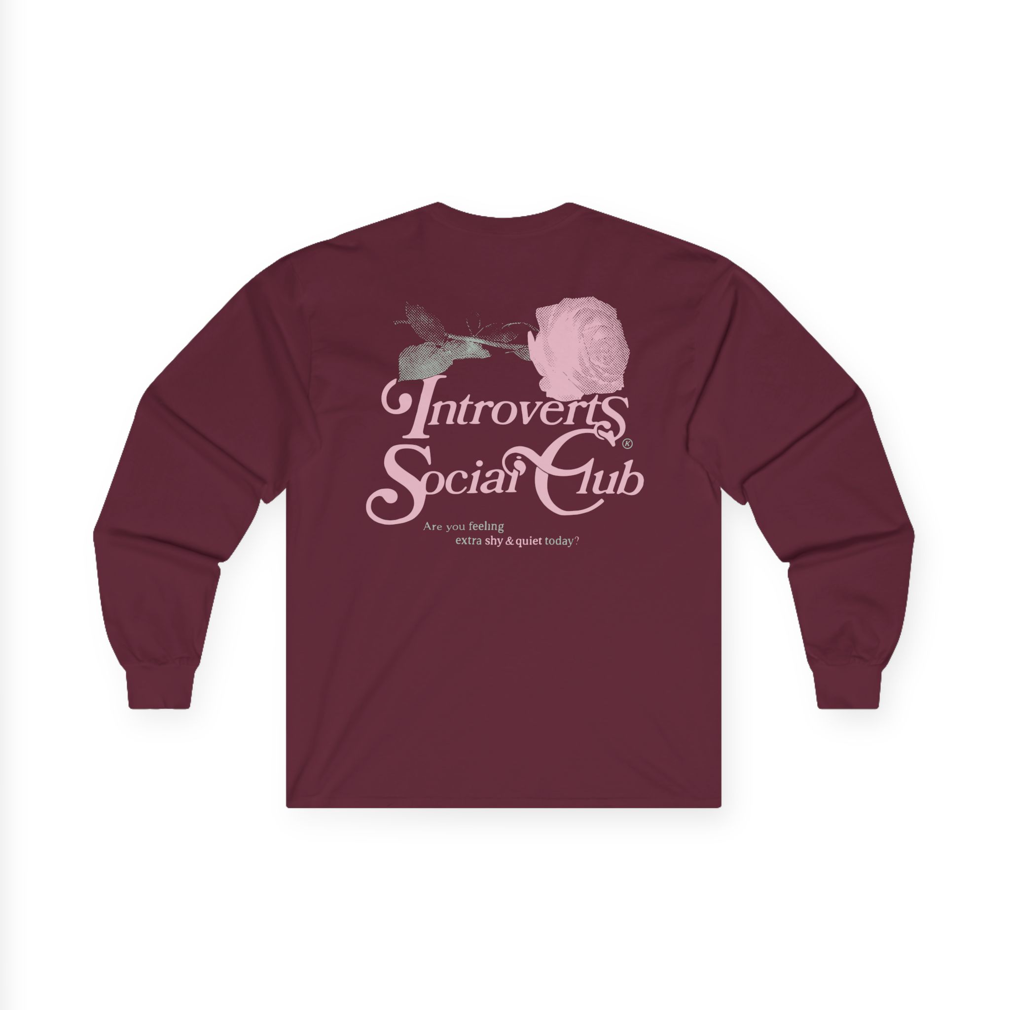 Kallmekris Introverts Social Club Unisex Ultra Cotton Long Sleeve Tee
