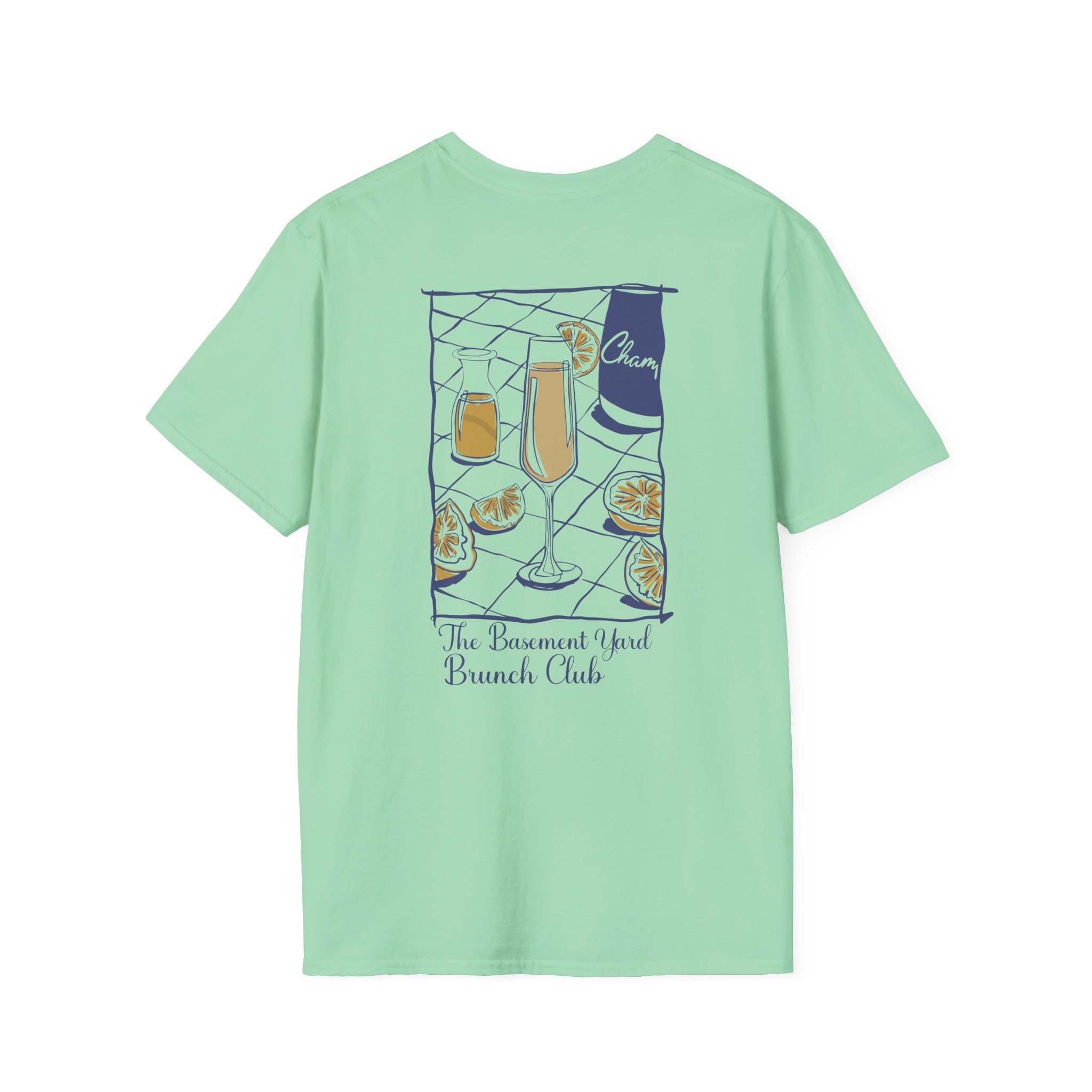 Basement Yard Mimosa Brunch Club Unisex Softstyle T-Shirt