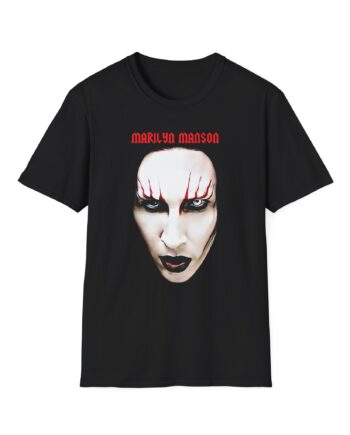 Marilyn Manson Red Lips Unisex Softstyle T-Shirt