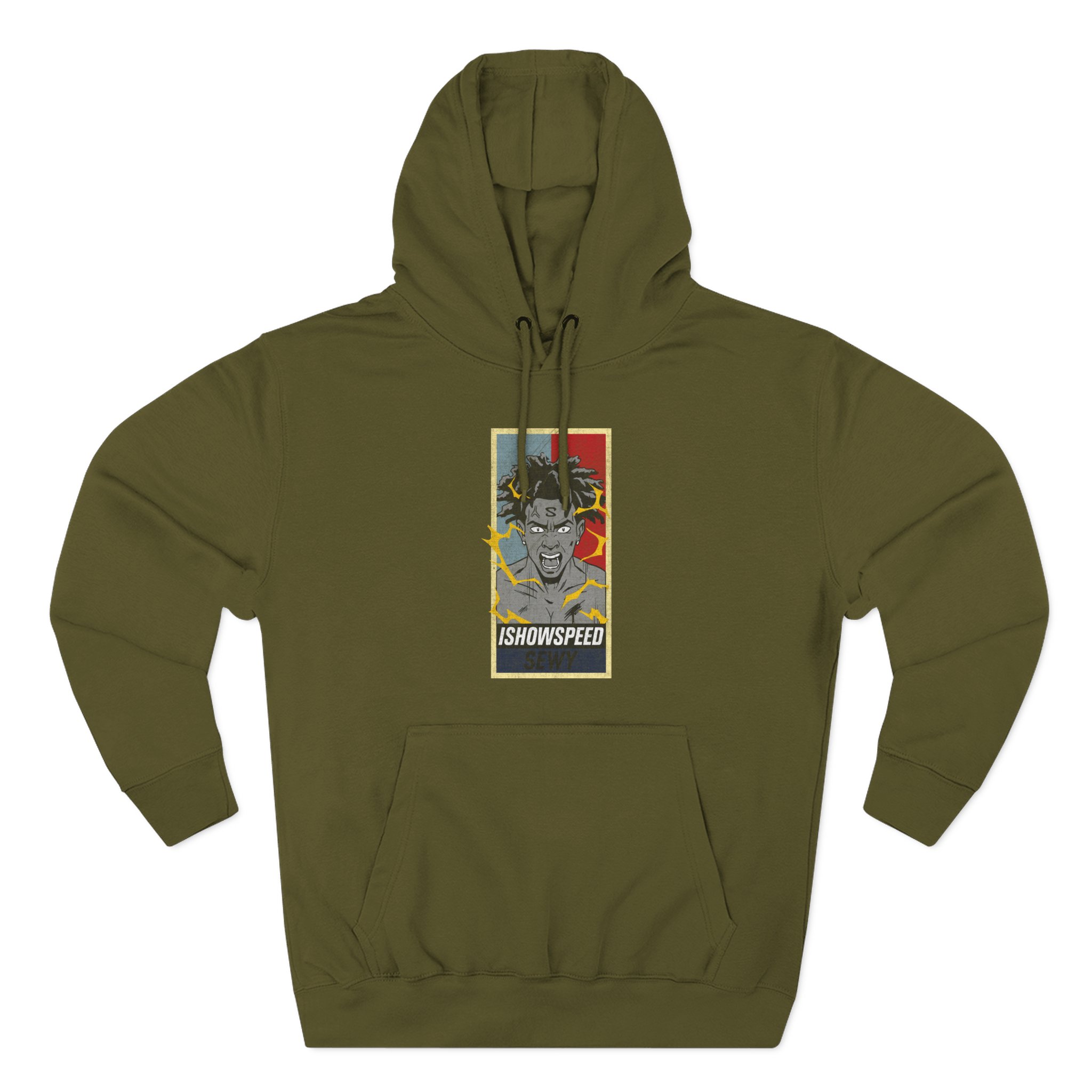 Ishowspeed Three-Panel Fleece Hoodie