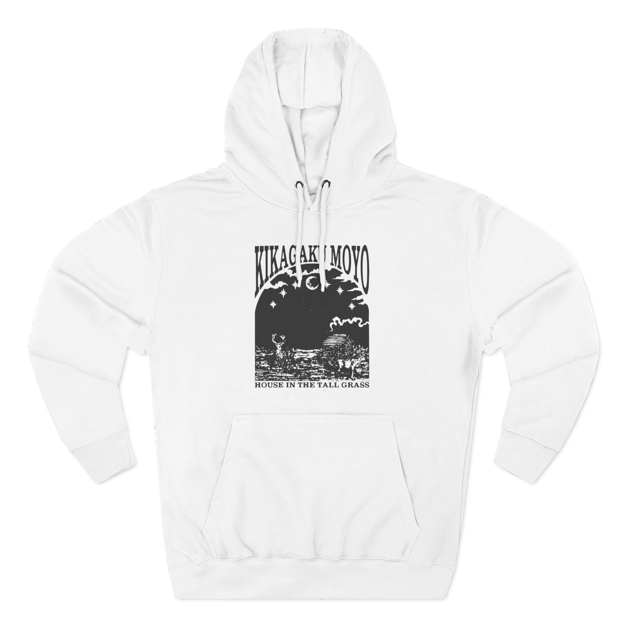Kikagaku Moyo House in the Tall Grass Three-Panel Fleece Hoodie