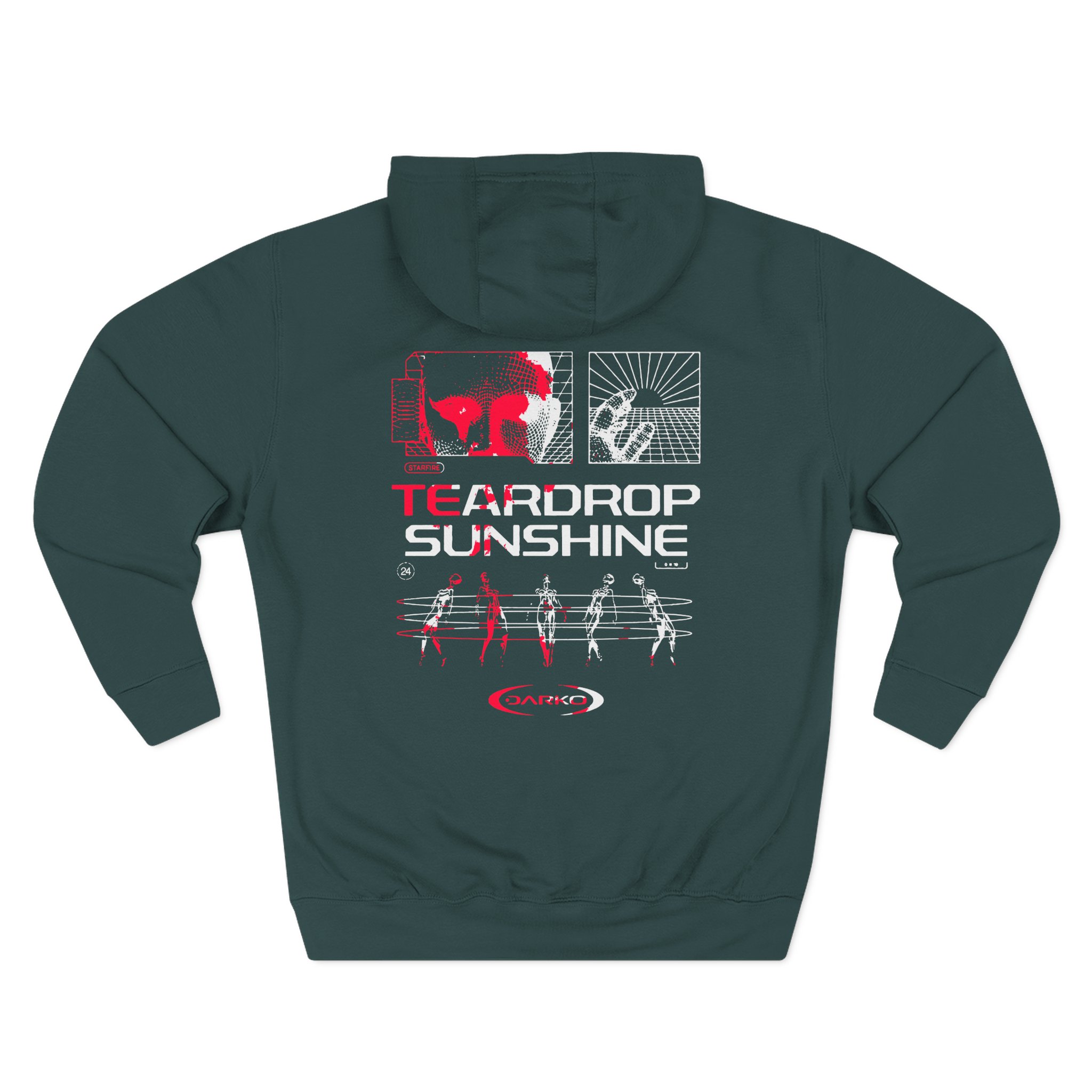 Darko Teardrop Sunshine Three-Panel Fleece Hoodie