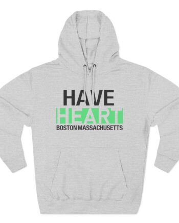 Have Heart Armed With a Mind Three-Panel Fleece Hoodie