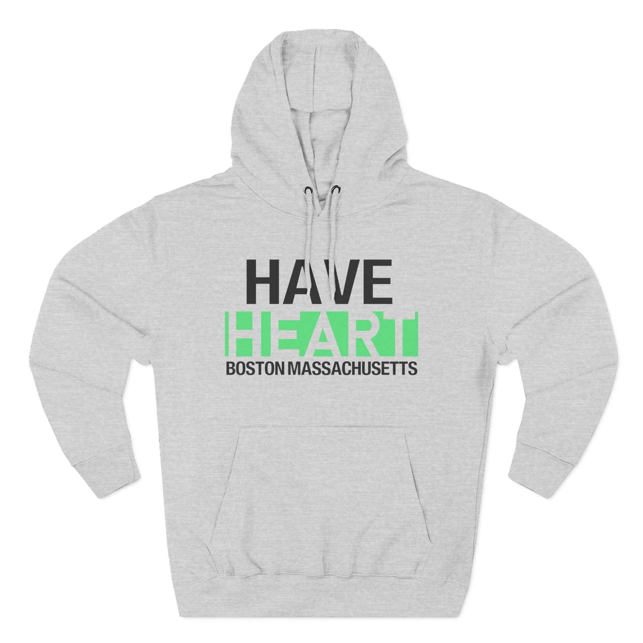 Have Heart Armed With a Mind Three-Panel Fleece Hoodie