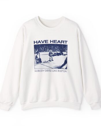 Have Heart Nobody Dives Like Boston Unisex Heavy Blend™ Crewneck Sweatshirt