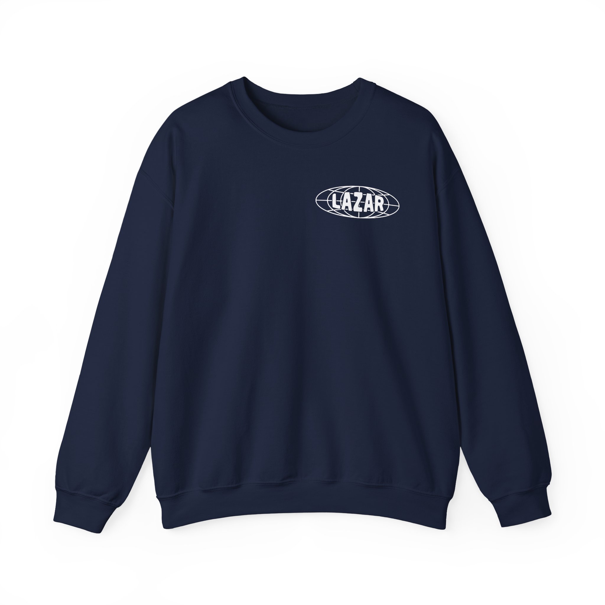 Lazarbeam Globe Indigo Unisex Heavy Blendâ„¢ Crewneck Sweatshirt