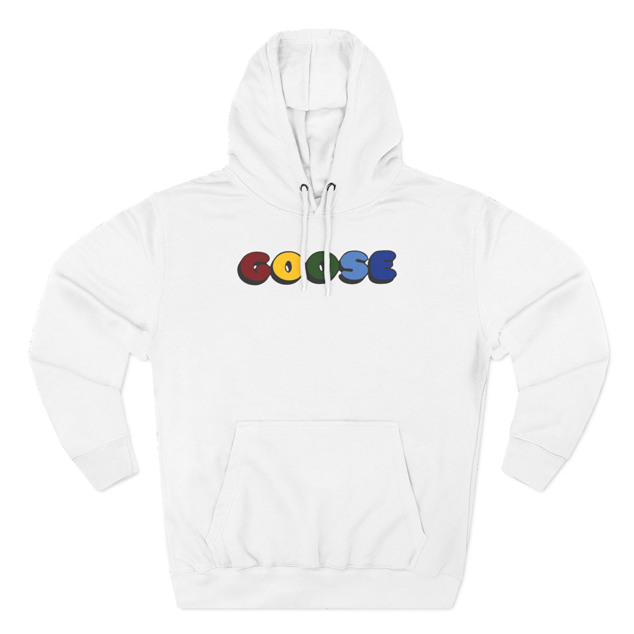Goose Three-Panel Fleece Hoodie