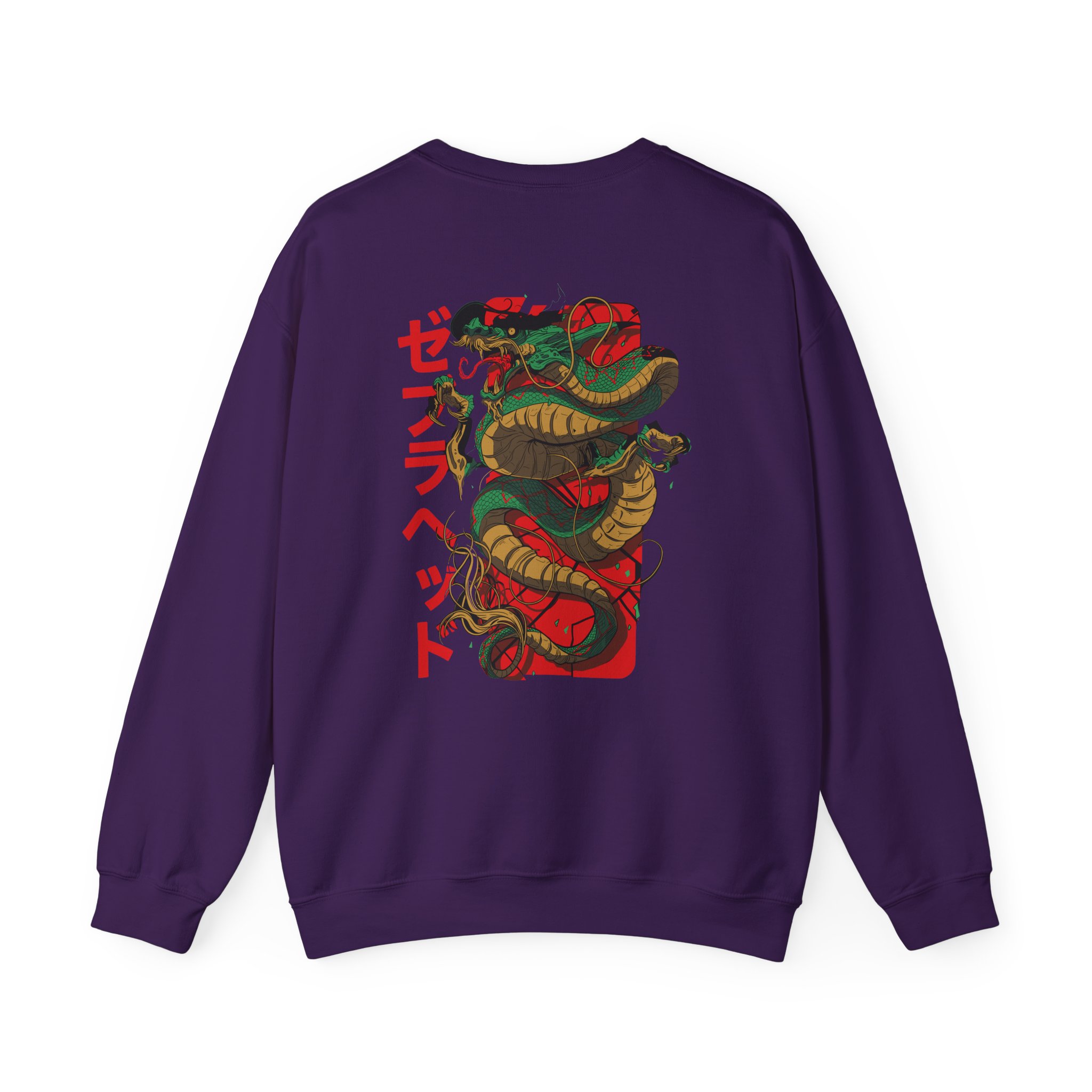 Zebrahead Japanese Dragon Unisex Heavy Blendâ„¢ Crewneck Sweatshirt