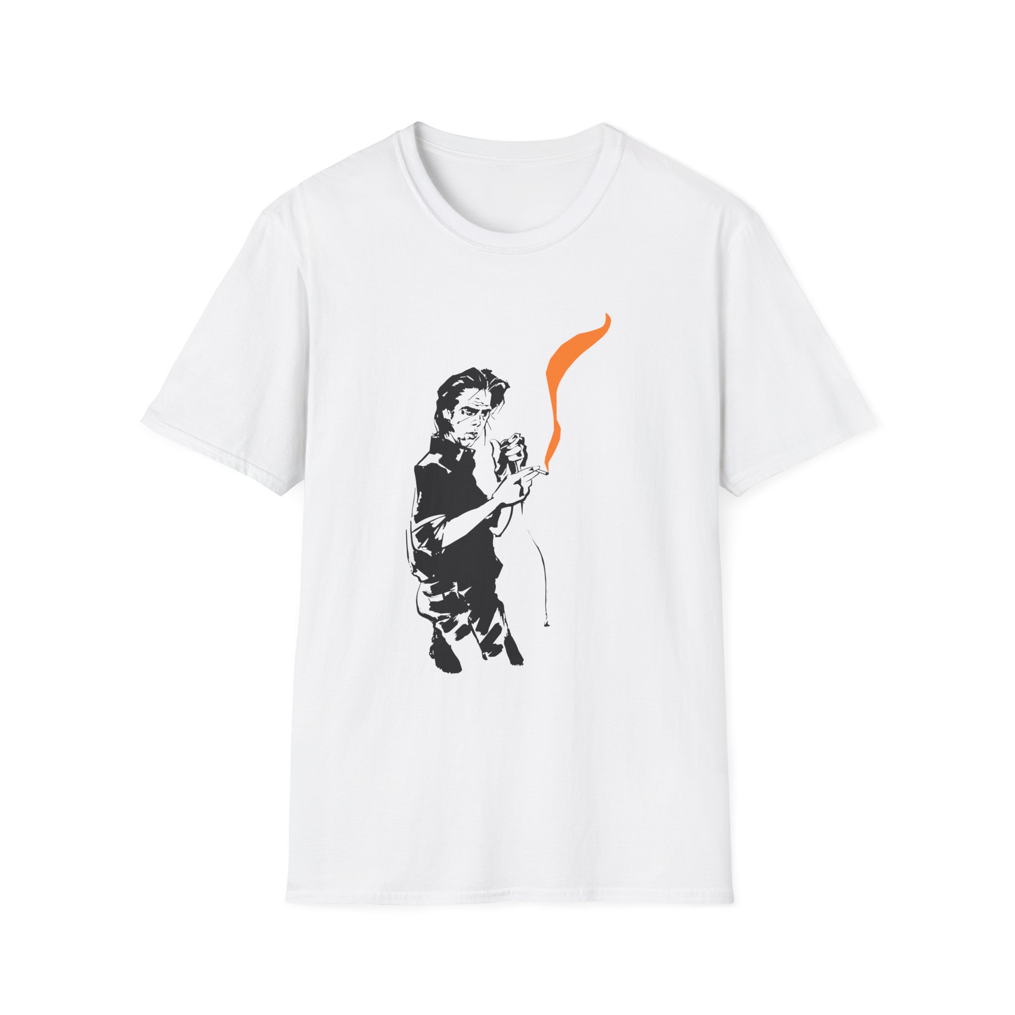 Nick Cave Smoking Unisex Softstyle T-Shirt