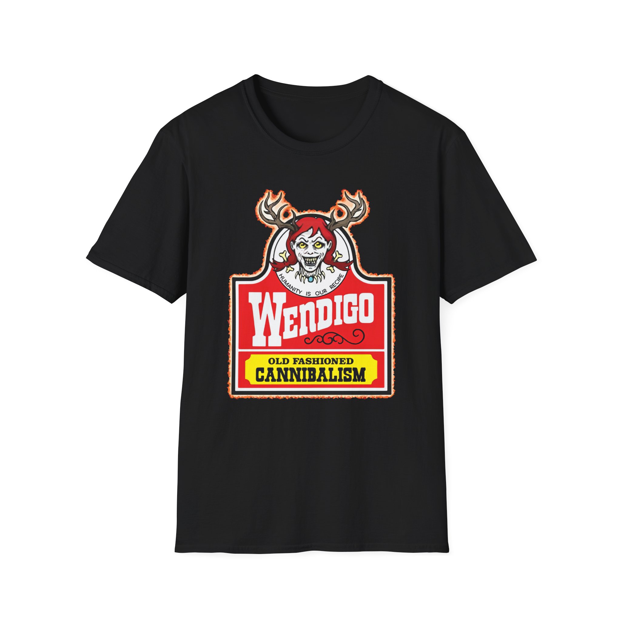 Wendigo Old Fashioned Cannibalism Unisex Softstyle T-Shirt