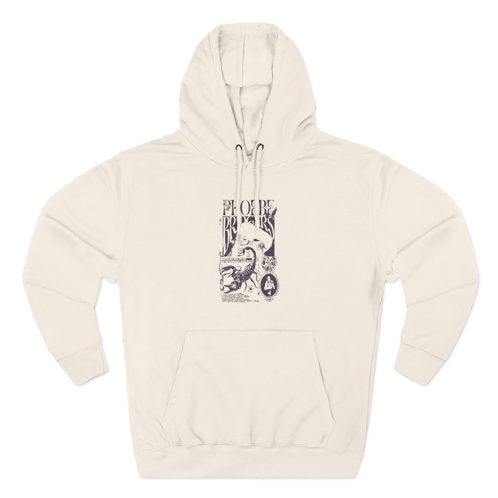 Phoebe Bridgers I Know the End Natural Three-Panel Fleece Hoodie