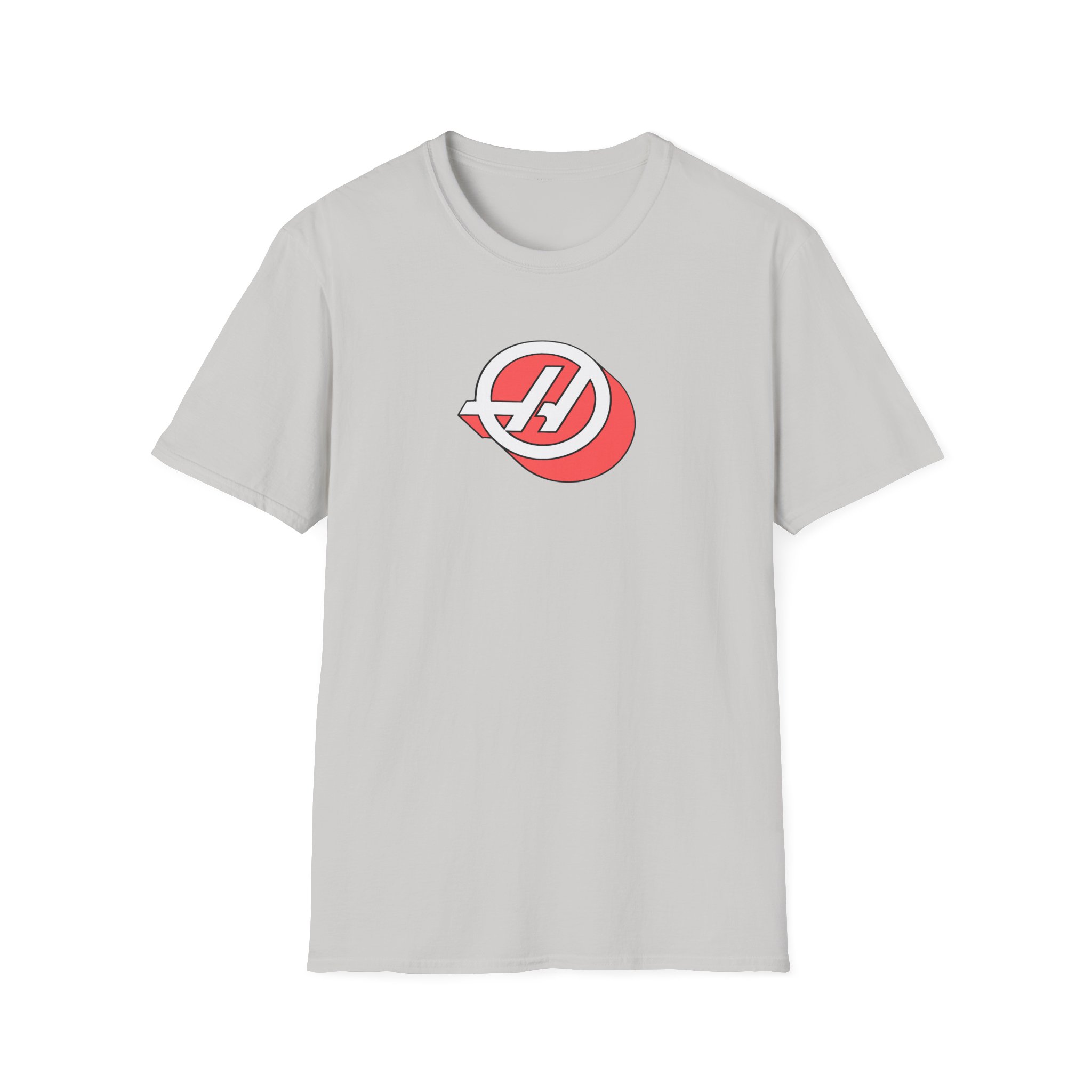 Haas F1 3d Roundel Unisex Softstyle T-Shirt