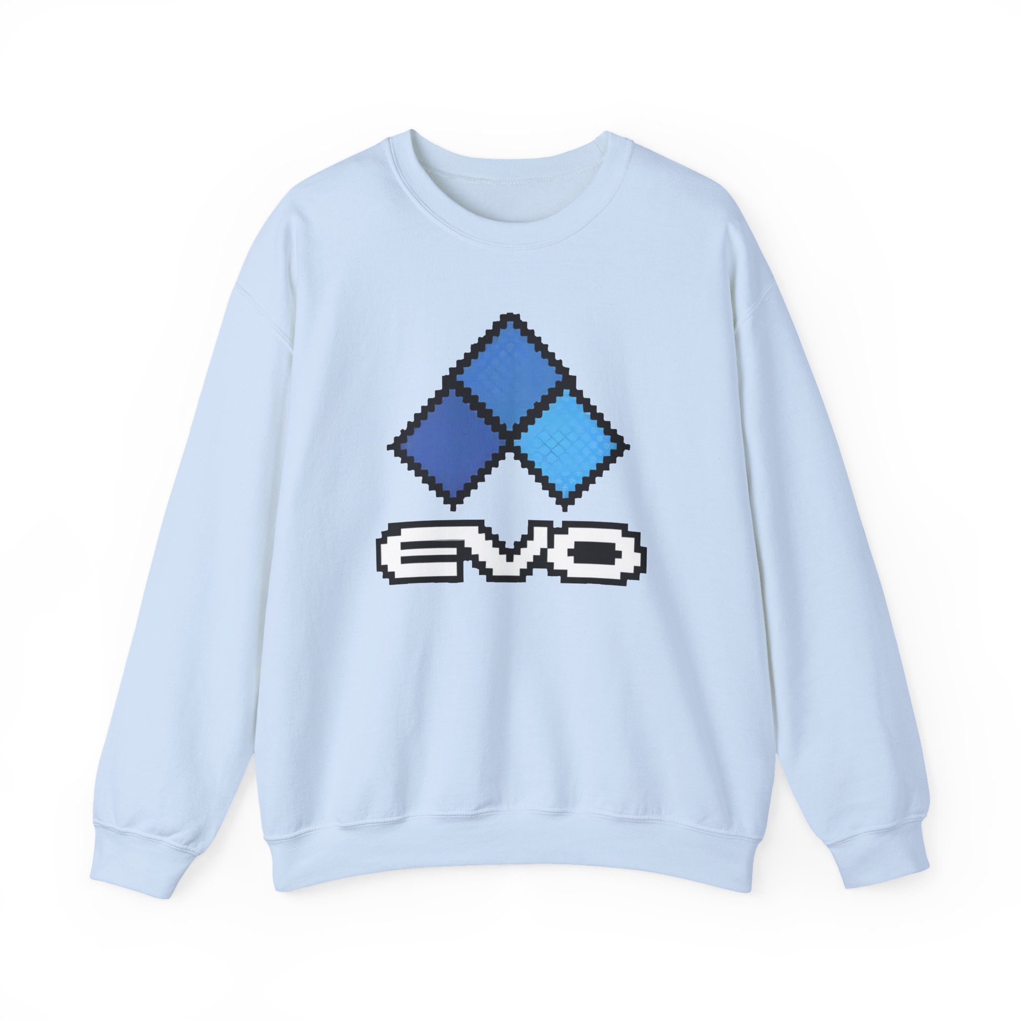 Evo 8 Bit Logo Returns Unisex Heavy Blendâ„¢ Crewneck Sweatshirt