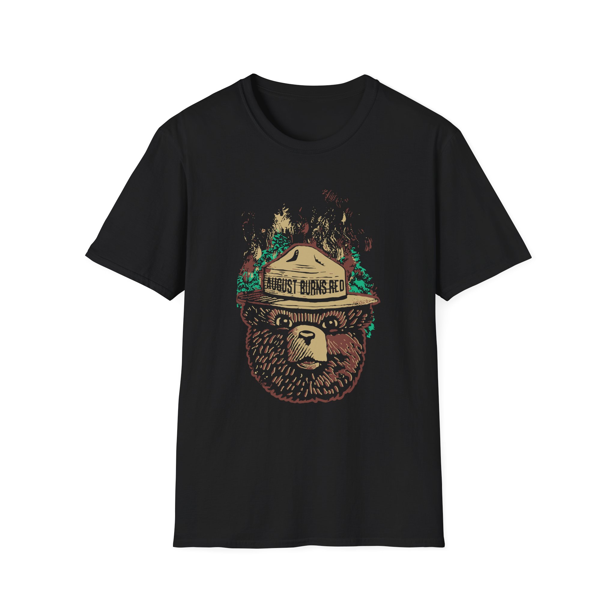 August Burns Red Smokey The Bear Unisex Softstyle T-Shirt