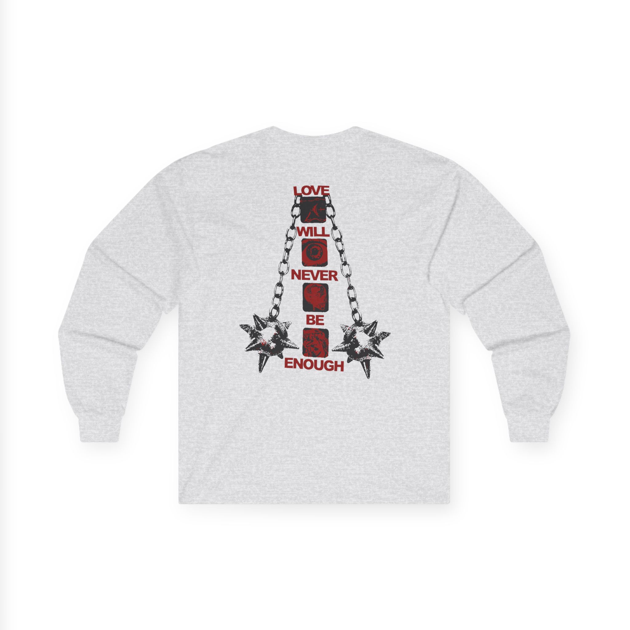 Kublai Khan - Never Enough Sportsgrey Unisex Ultra Cotton Long Sleeve Tee