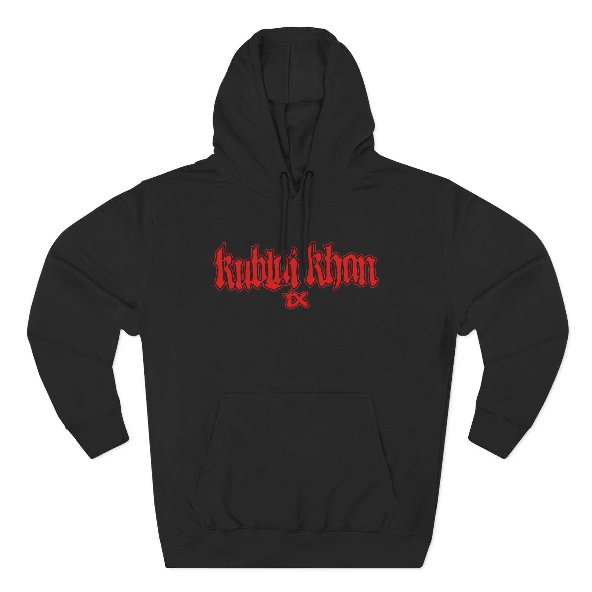 Kublai Khan - Monkey Skull Three-Panel Fleece Hoodie