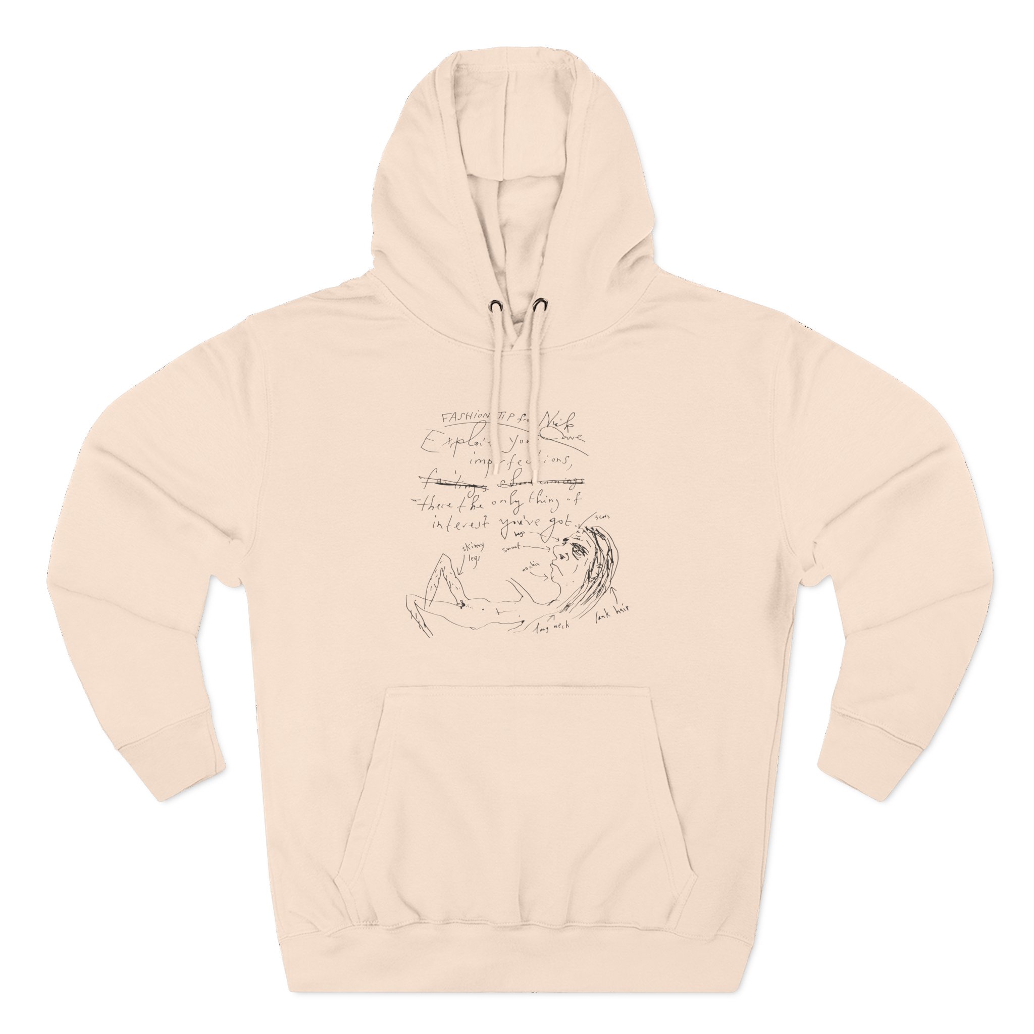 Nick Cave Fashion Tips Three-Panel Fleece Hoodie