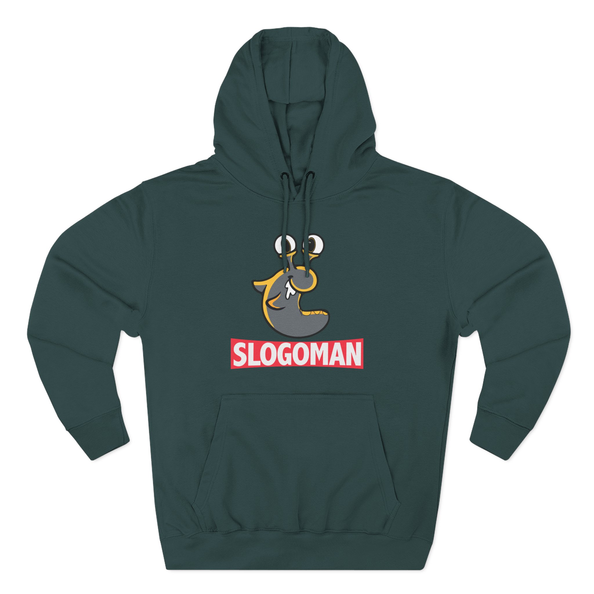 Slogoman Three-Panel Fleece Hoodie
