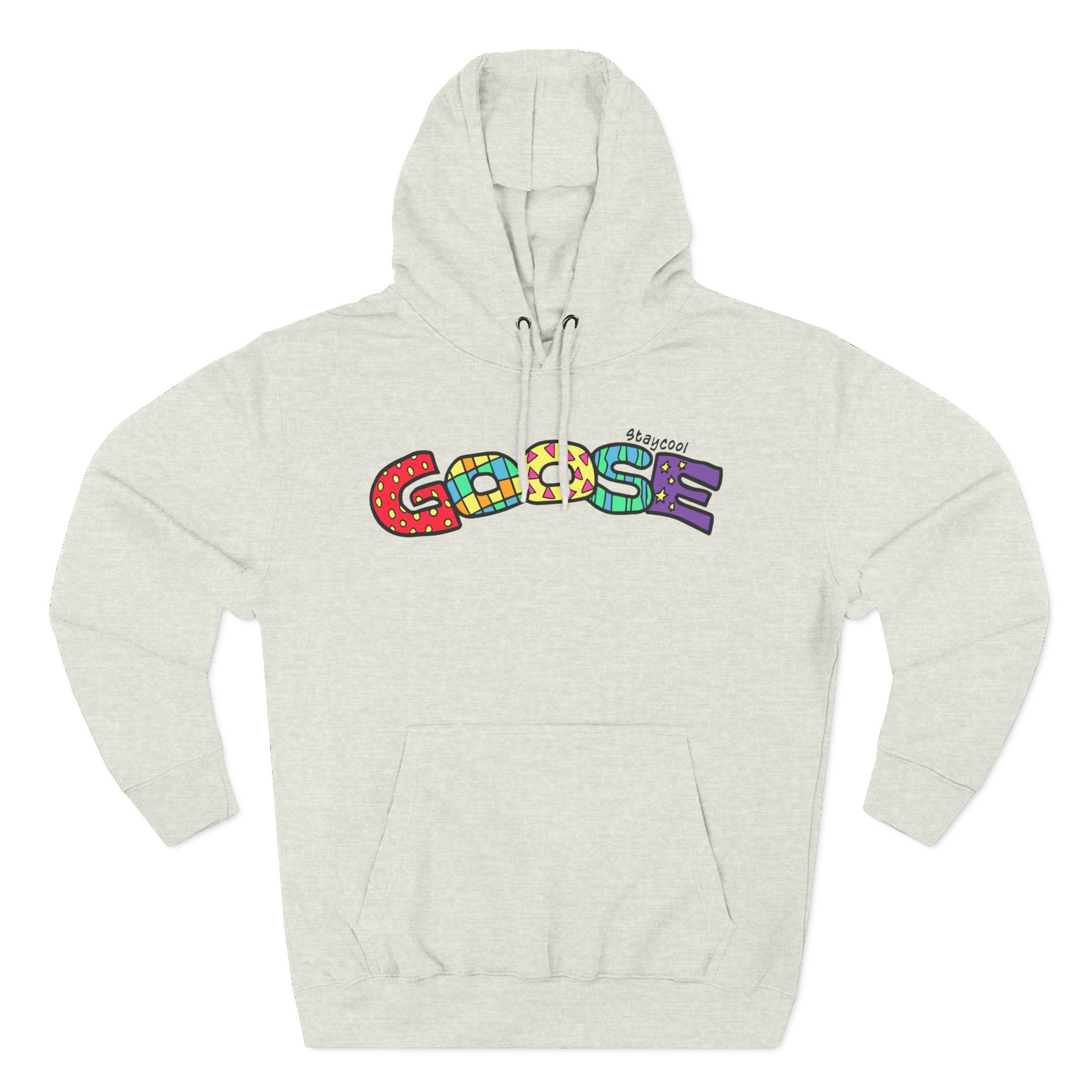 Goose x Staycool Rainbow Three-Panel Fleece Hoodie