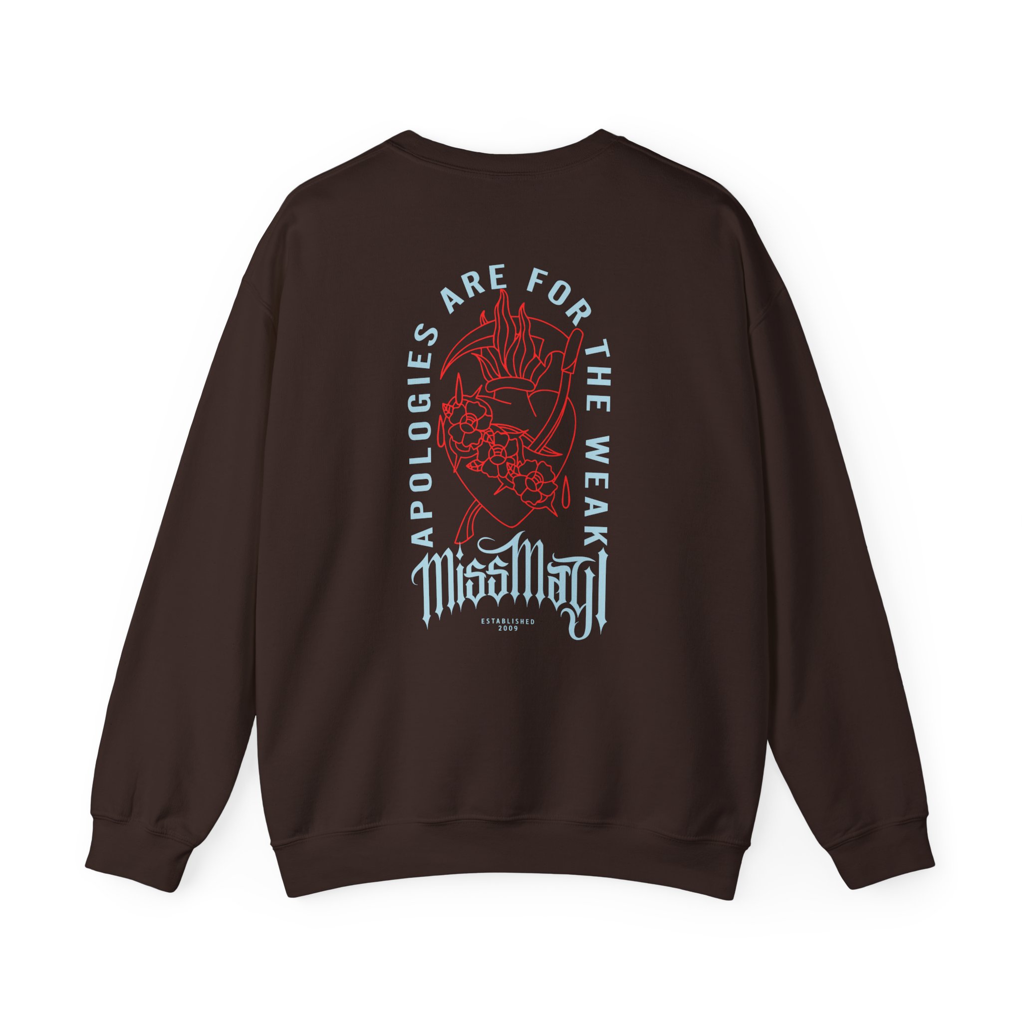 Miss May I Burning Rose Unisex Heavy Blendâ„¢ Crewneck Sweatshirt
