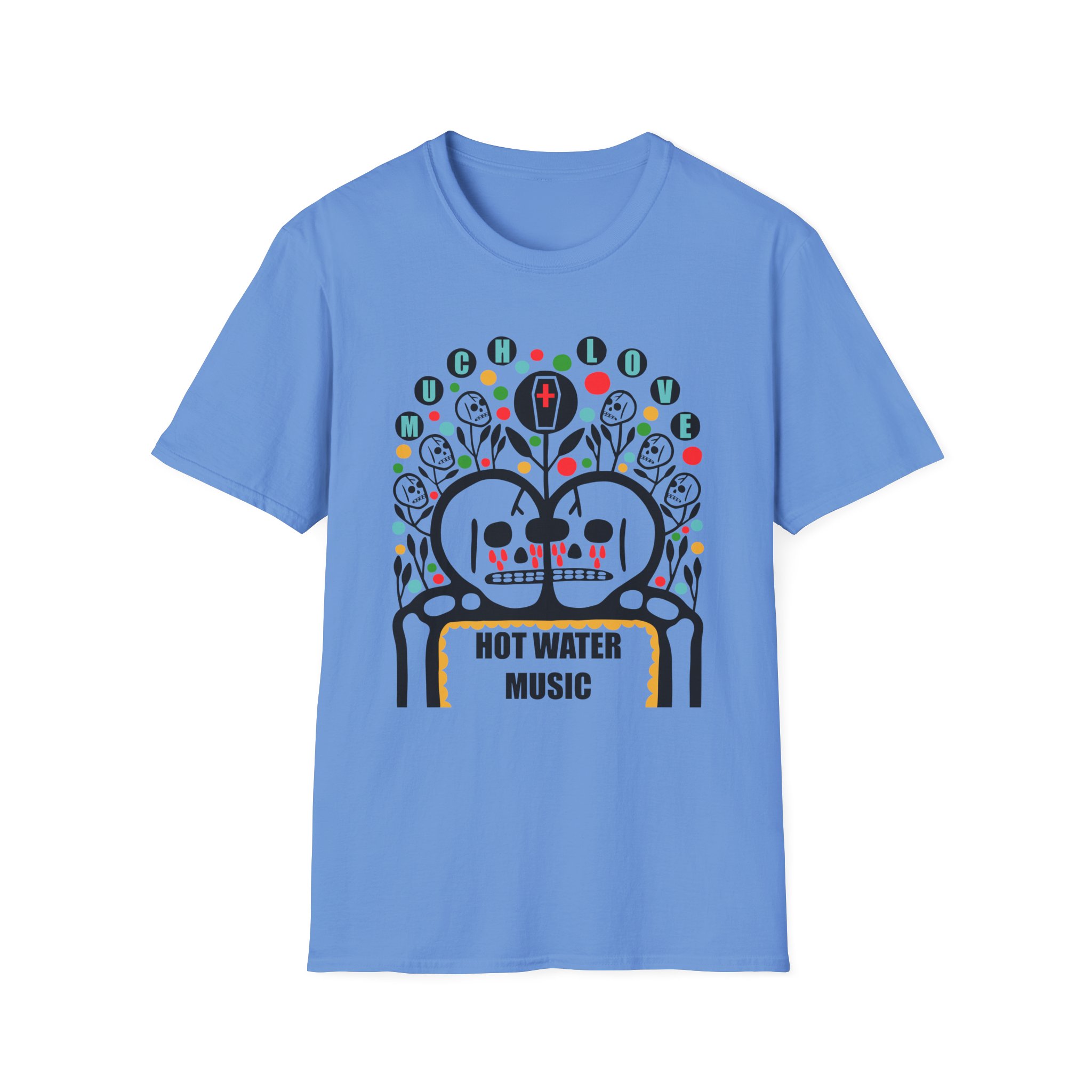 Hot Water Music Much Love Unisex Softstyle T-Shirt