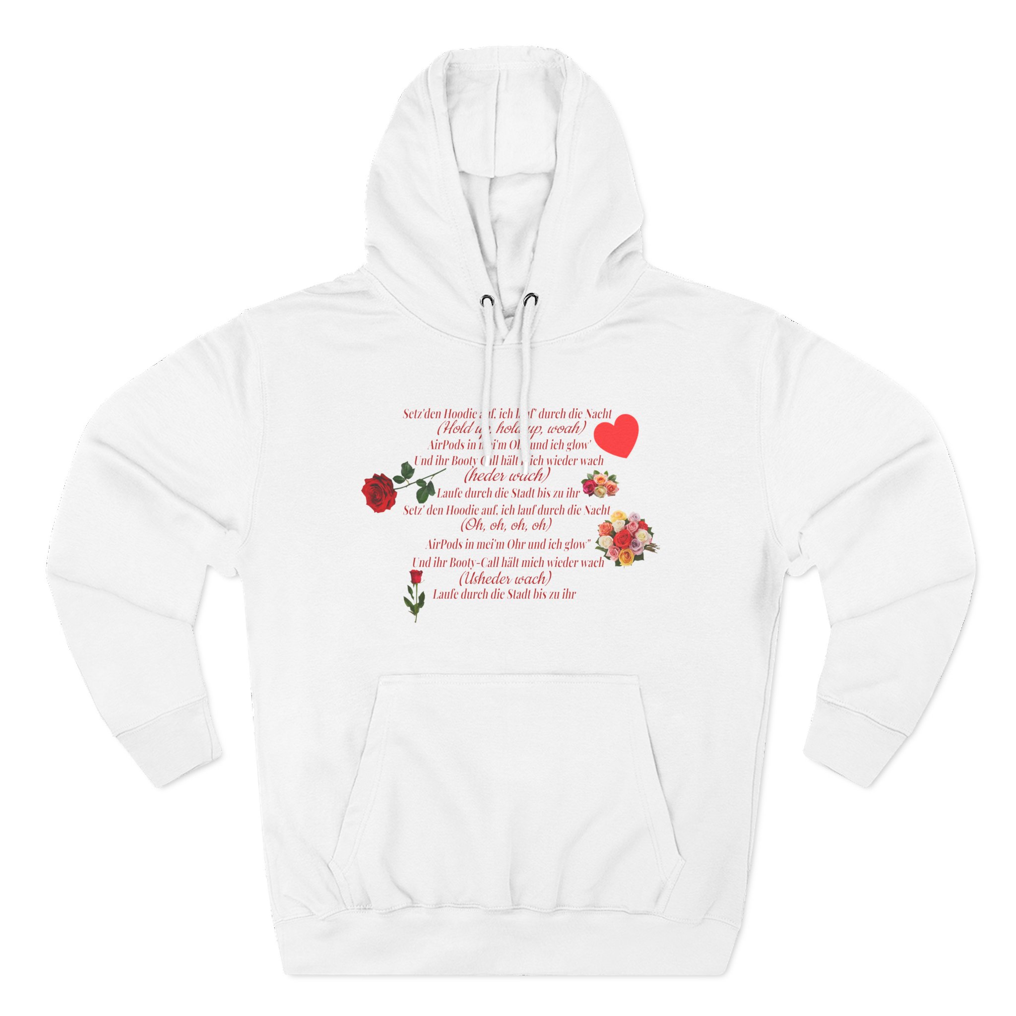 Papaplatte BIS ZU IHR Three-Panel Fleece Hoodie