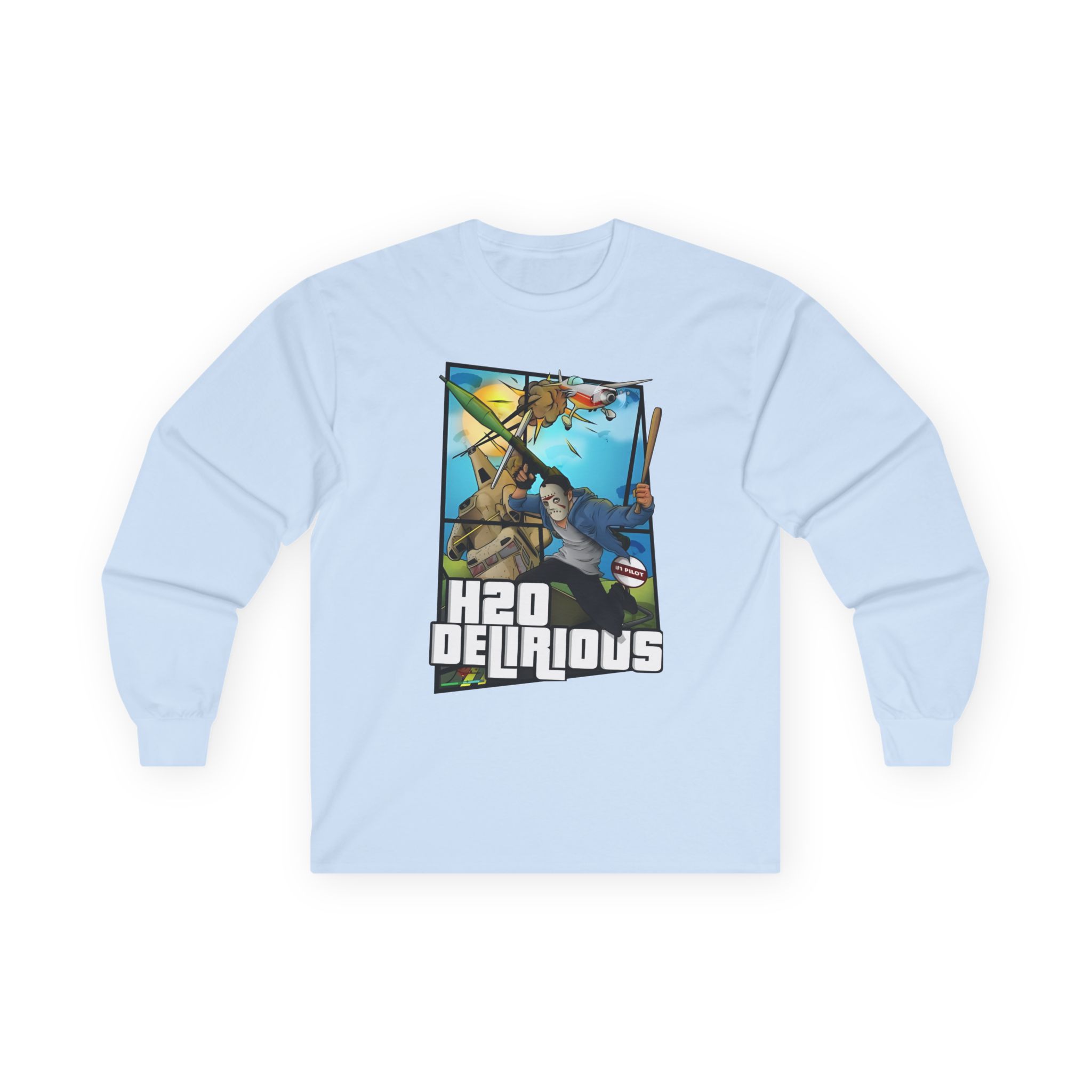 H2odelirious Unisex Ultra Cotton Long Sleeve Tee