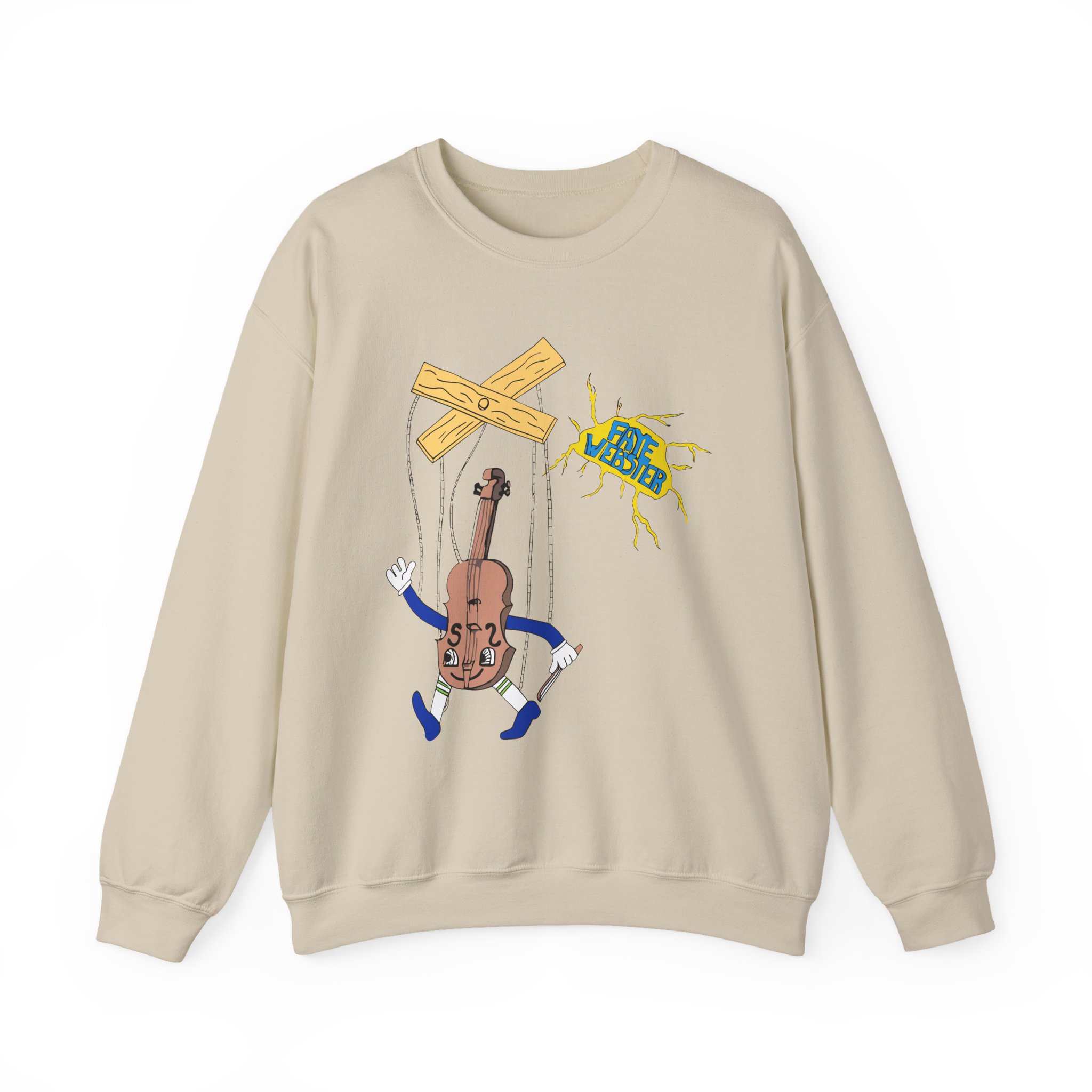 Faye Webster Felt Tip Unisex Heavy Blendâ„¢ Crewneck Sweatshirt