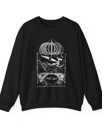 Amigo The Devil  Heavens On Fire Unisex Heavy Blend™ Crewneck Sweatshirt