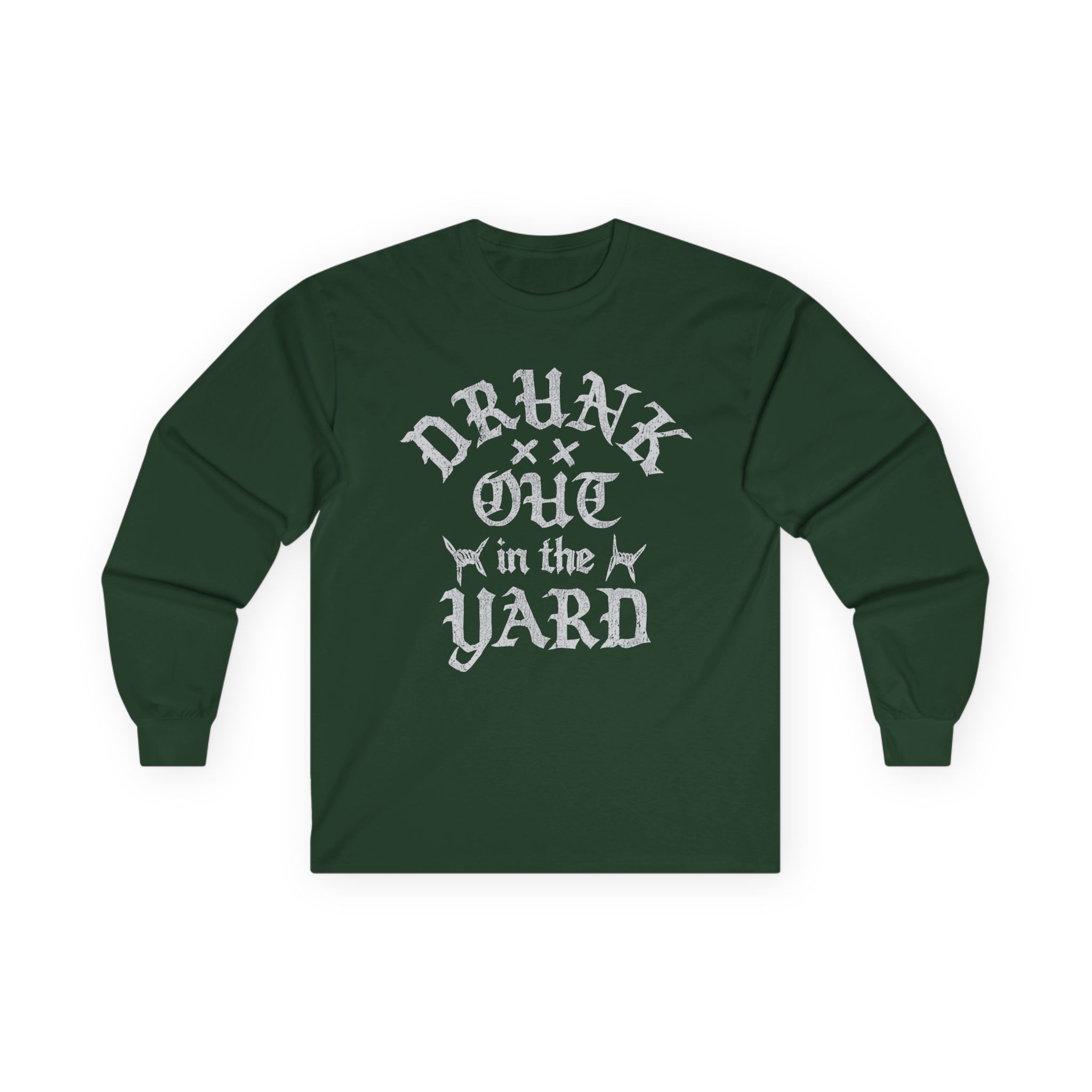 Hardy Drunk Out in the Yard Unisex Ultra Cotton Long Sleeve Tee