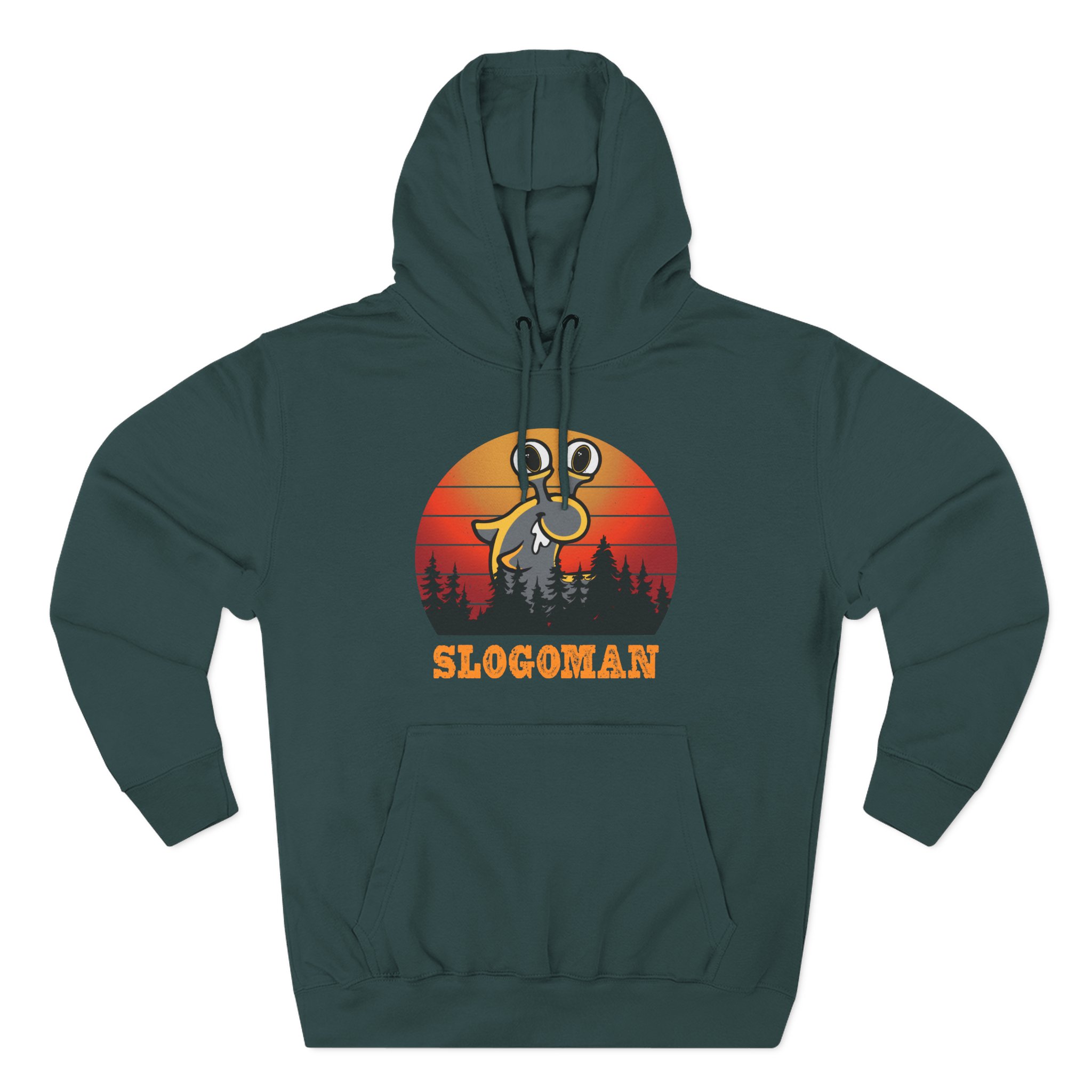 Slogoman Three-Panel Fleece Hoodie