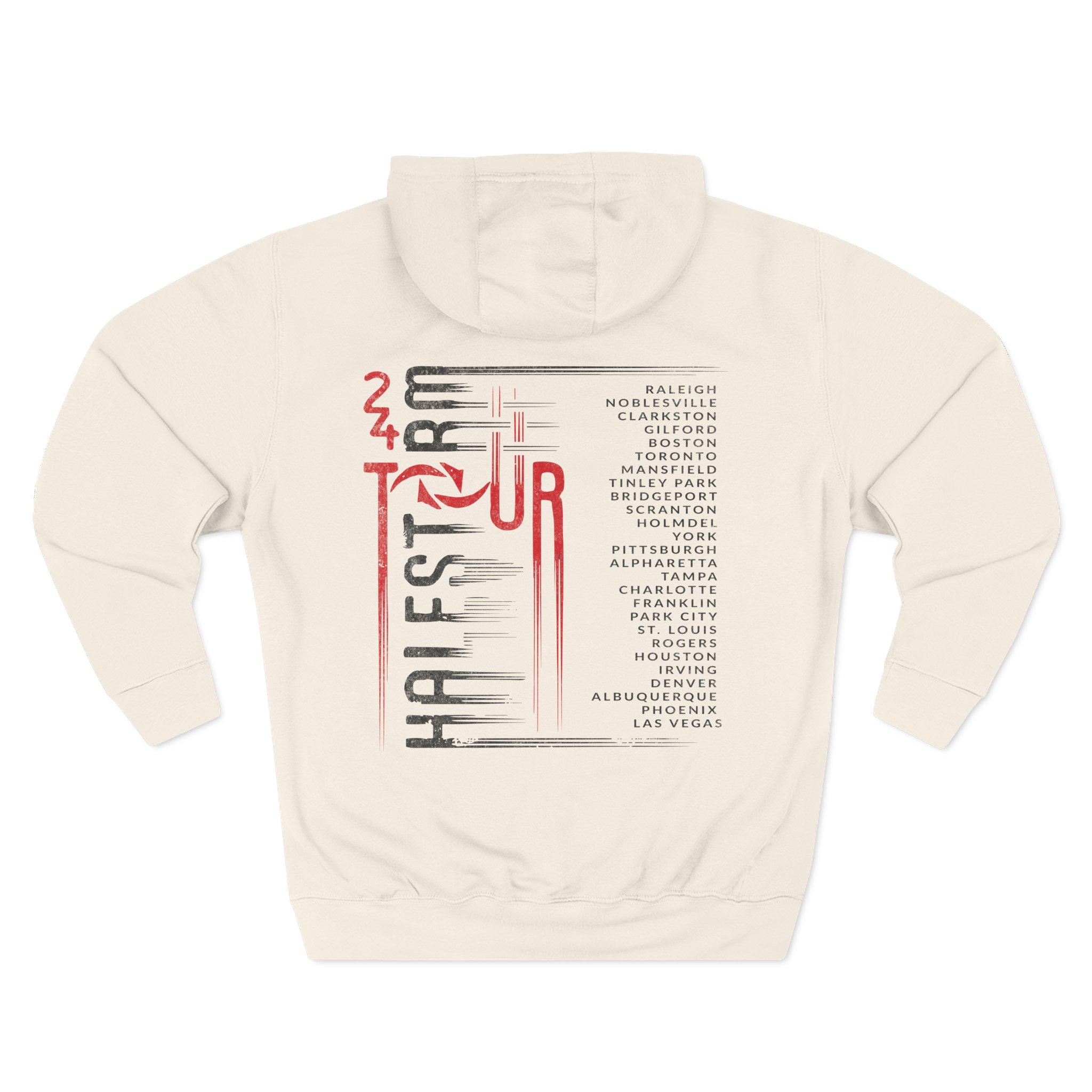 Halestorm X I Prevail Can U See Me in the Dark Three-Panel Fleece Hoodie