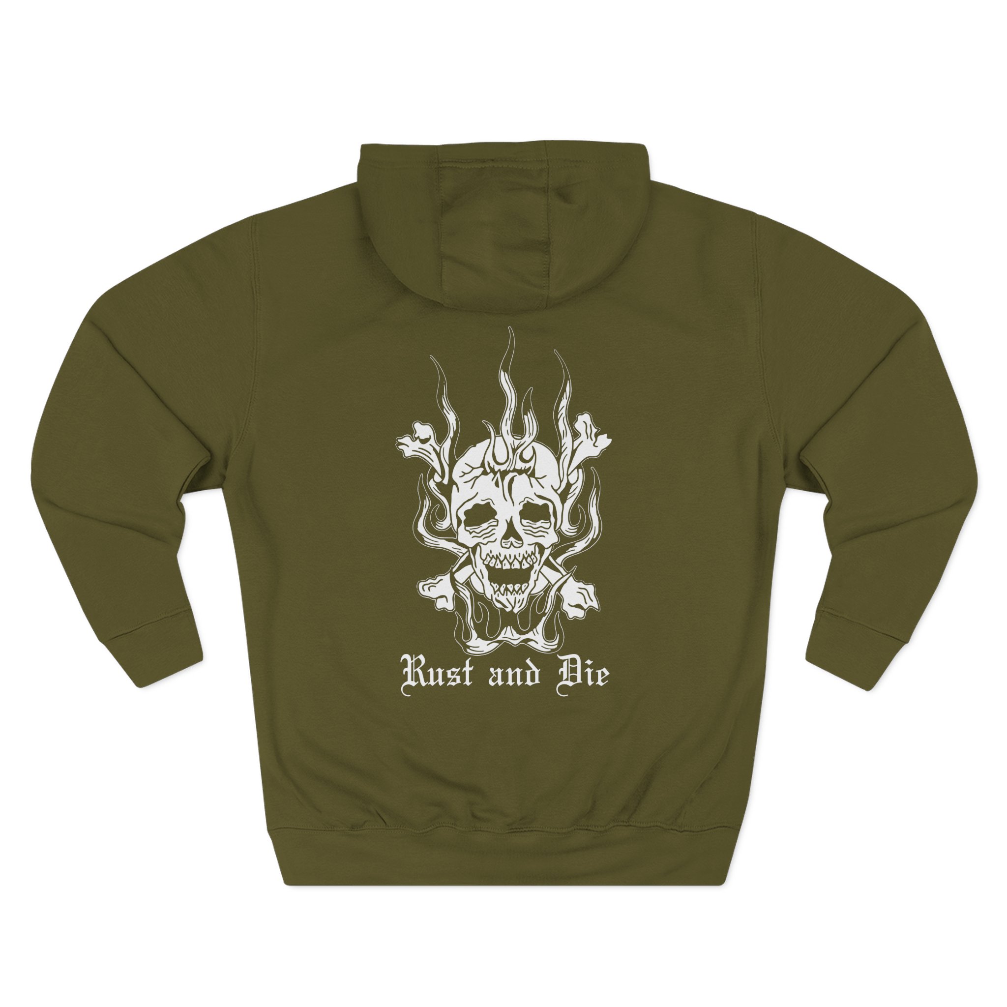 Kublai Khan - Rust and Die Three-Panel Fleece Hoodie