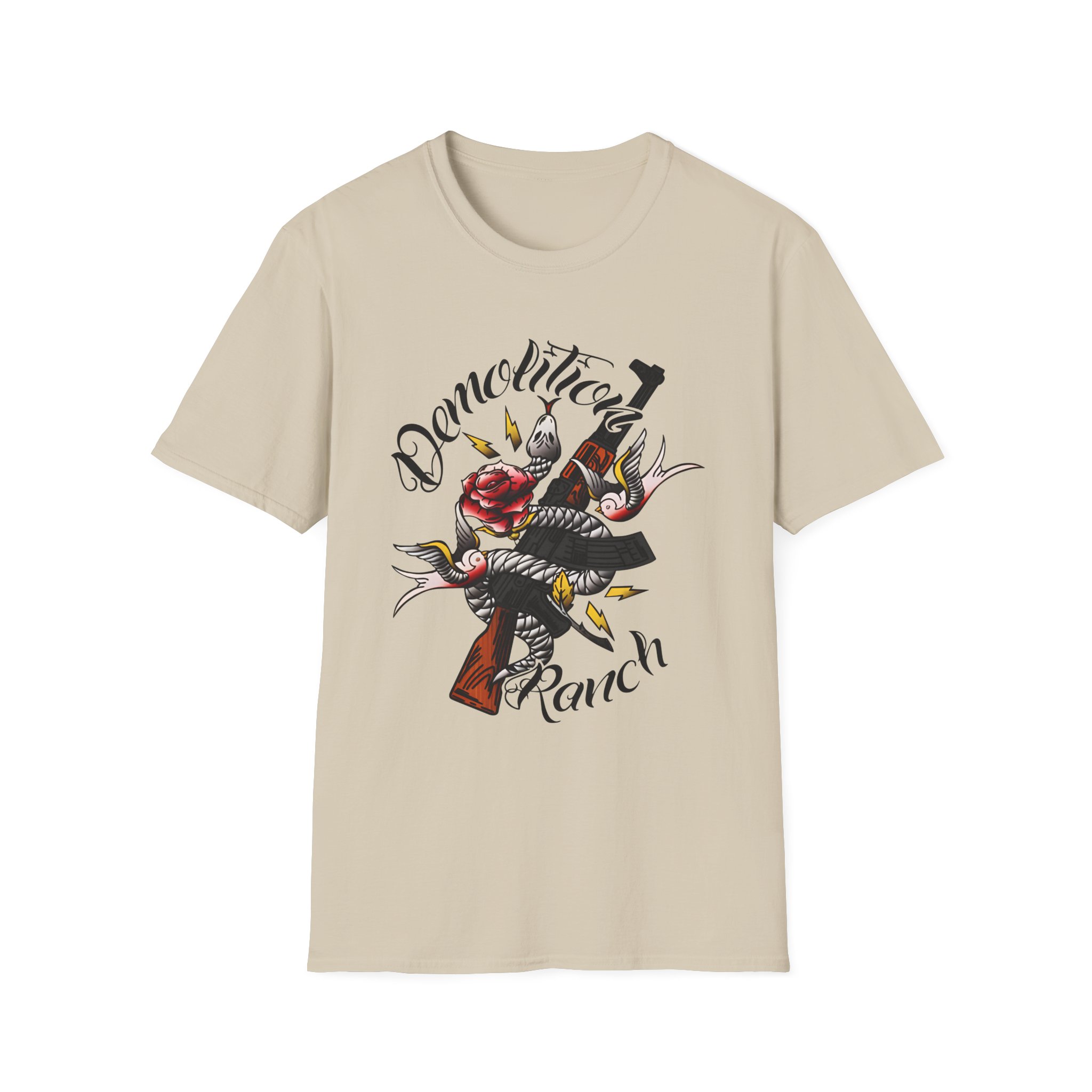 Demolition Ranch Tattoo Unisex Softstyle T-Shirt