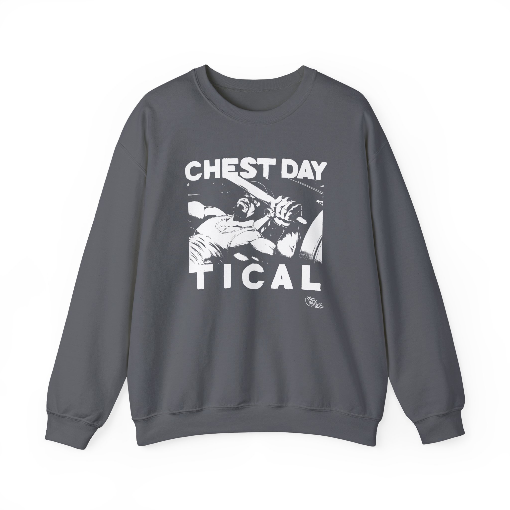 Method Man Chest Day Unisex Heavy Blendâ„¢ Crewneck Sweatshirt