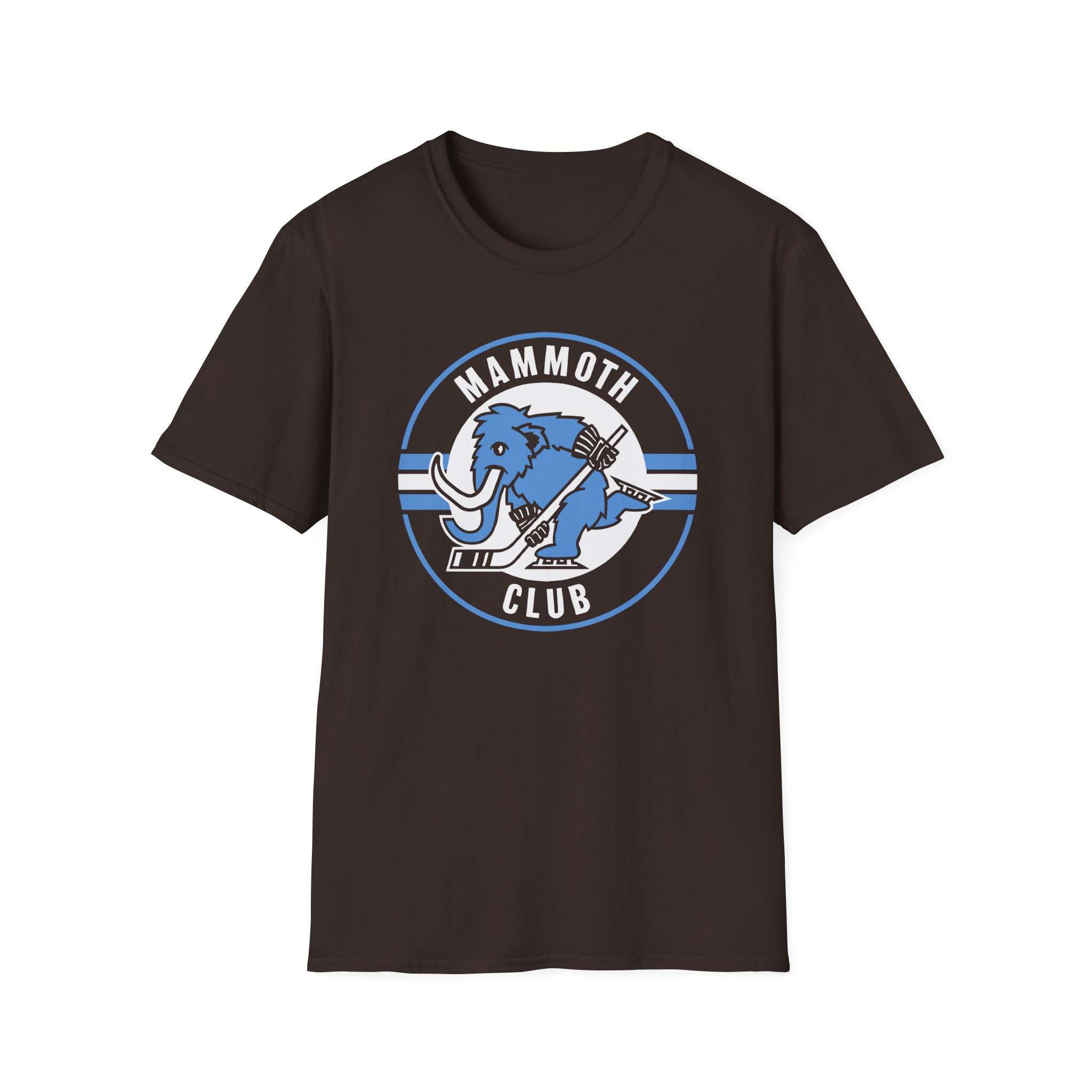 Mammoth Club Hockey Logo Unisex Softstyle T-Shirt